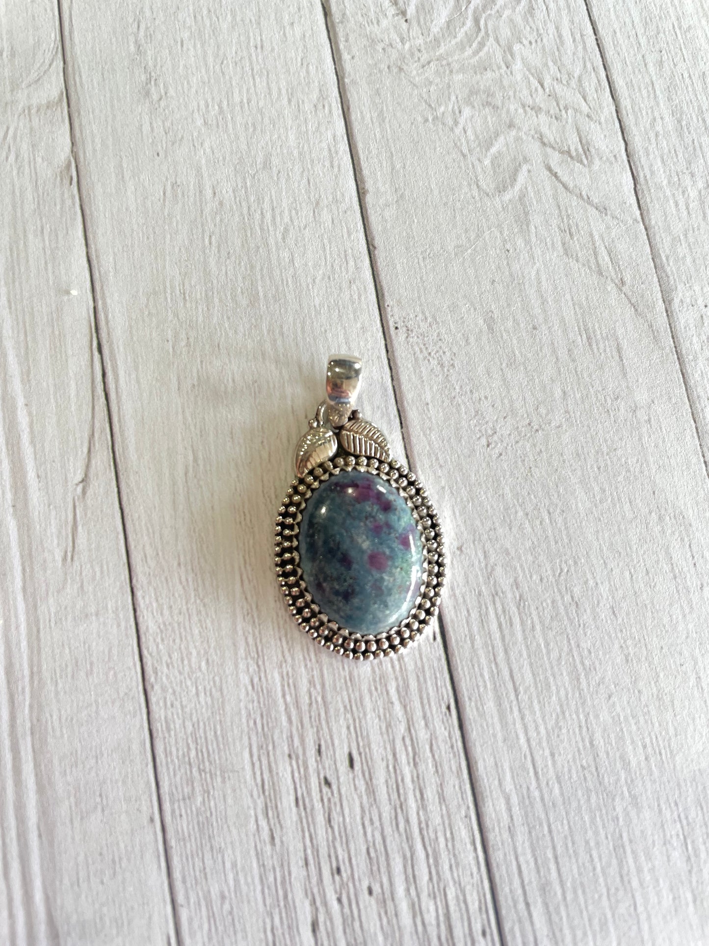 Kyanite Ruby Pendant