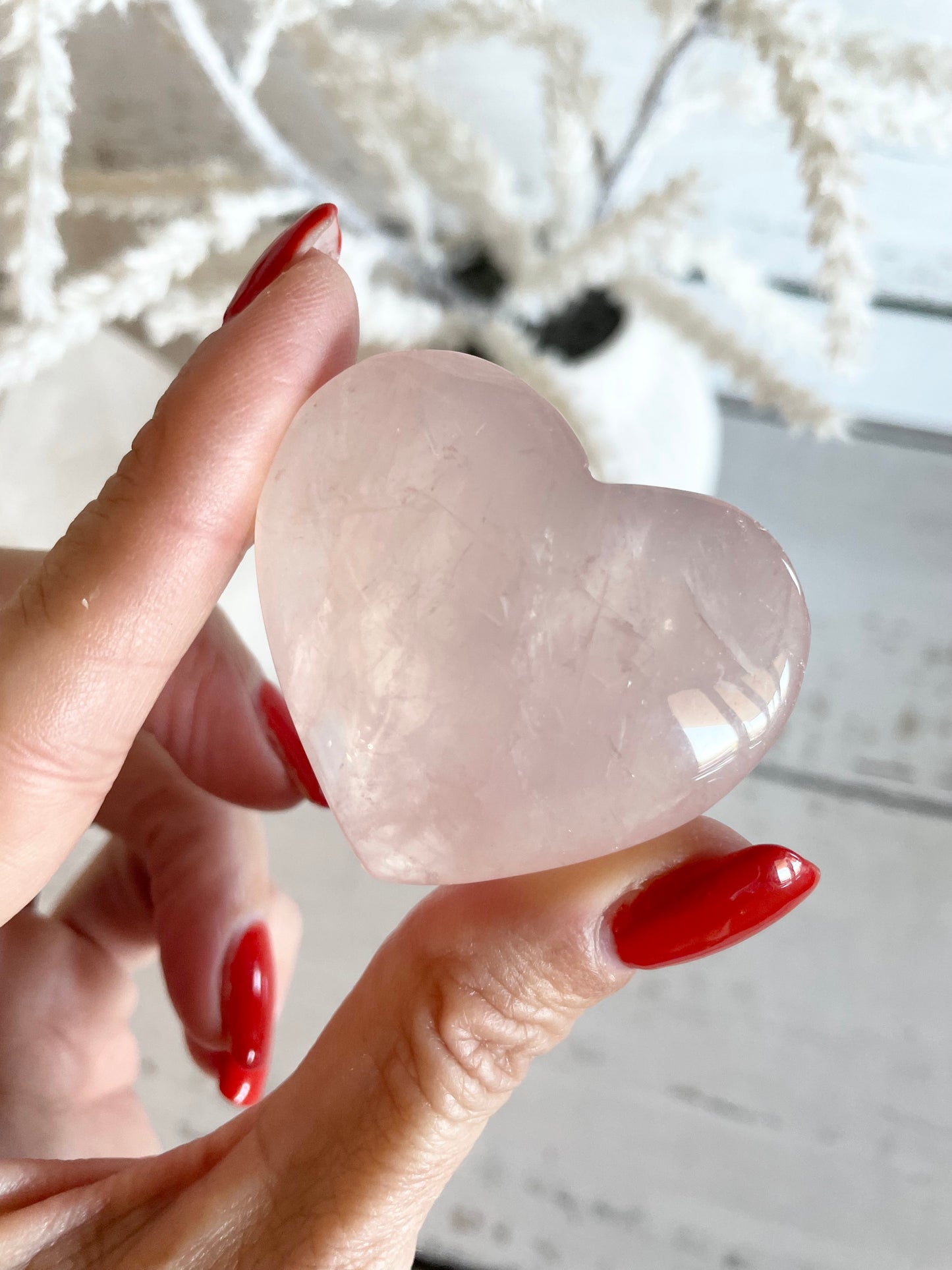 Rose Quartz Heart