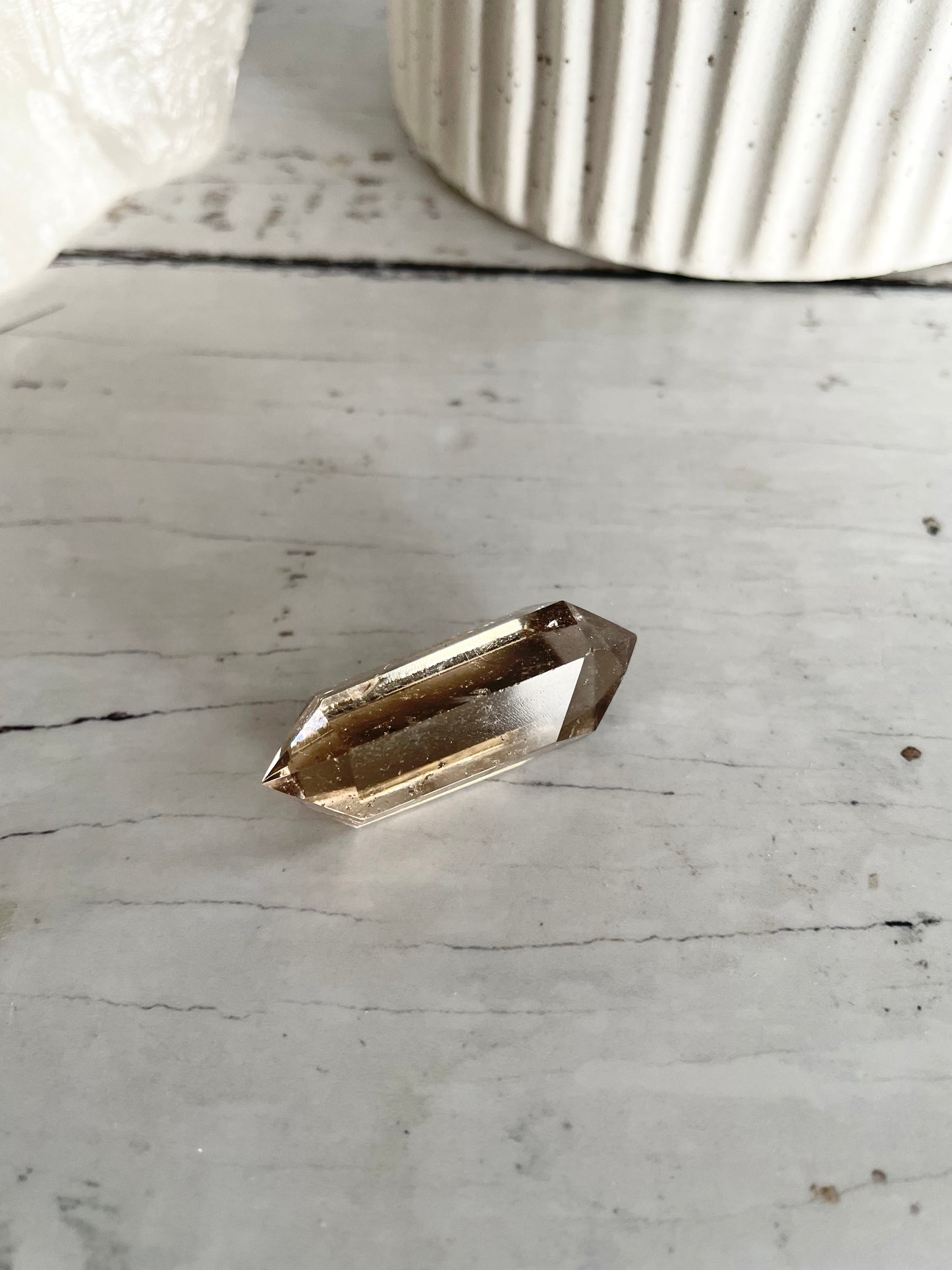 Smoky Quartz Double Termination Point