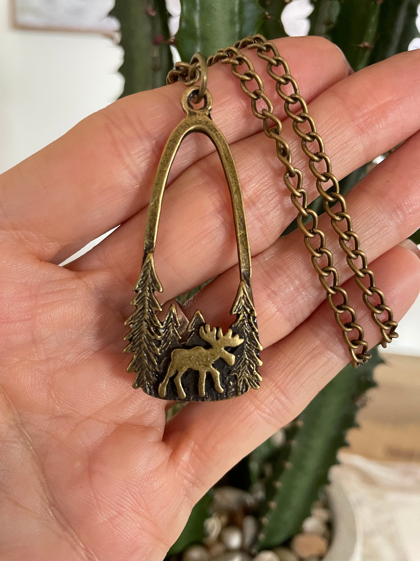 Copper/Brass Necklace ~ Great Moose