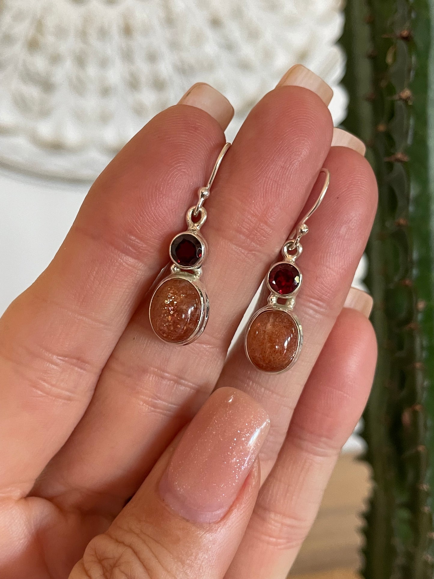 Sunstone Dangles
