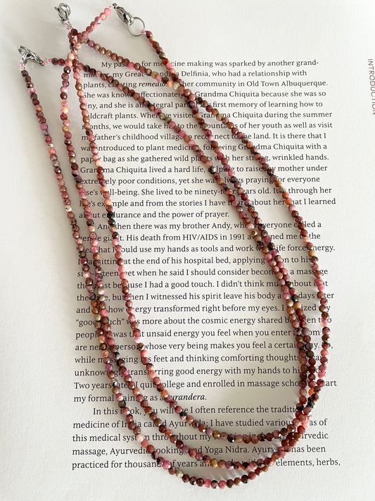 Rhodonite faceted Necklace