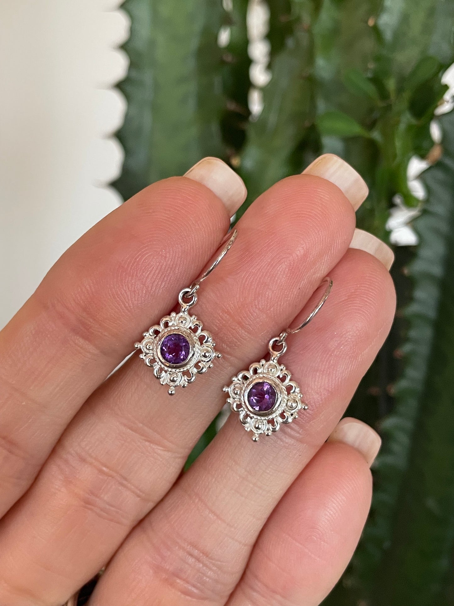 Amethyst Dangles