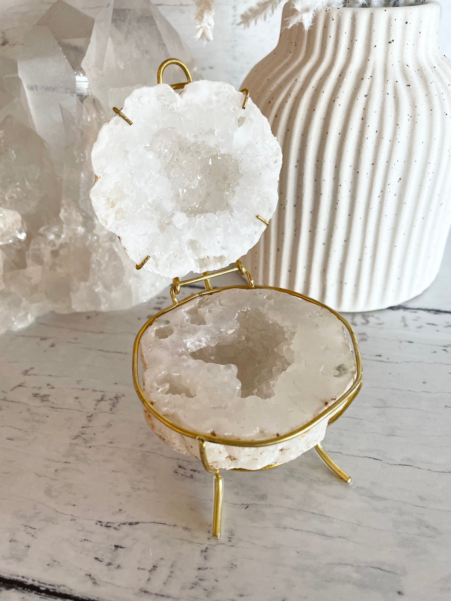 Quartz Geode Treasure Box