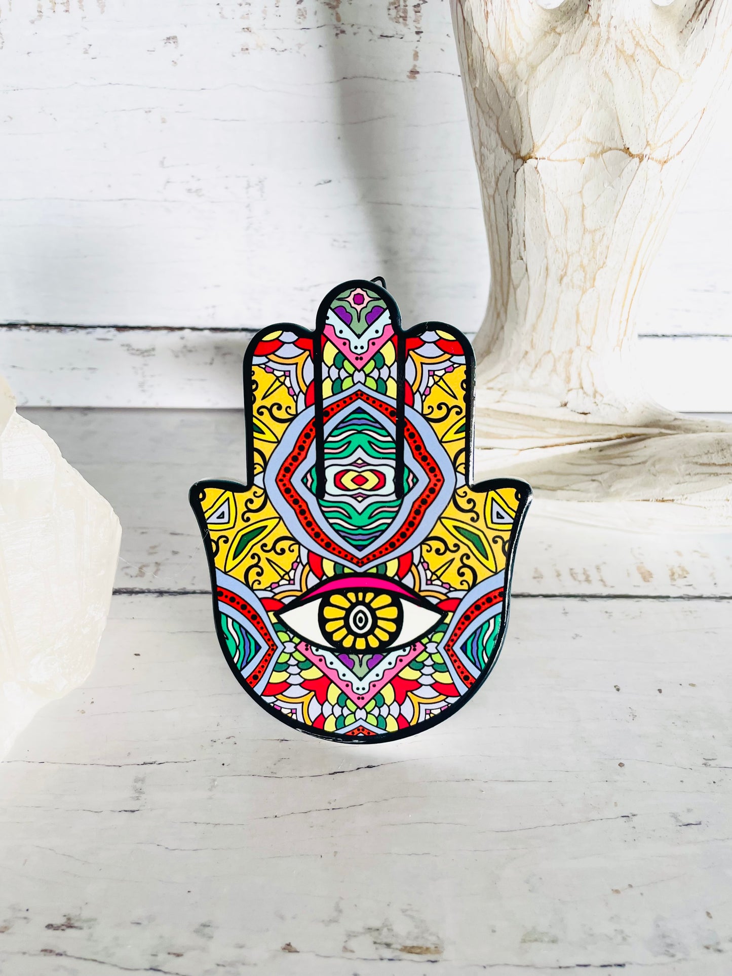 Hamsa & Evil Eye Plaque