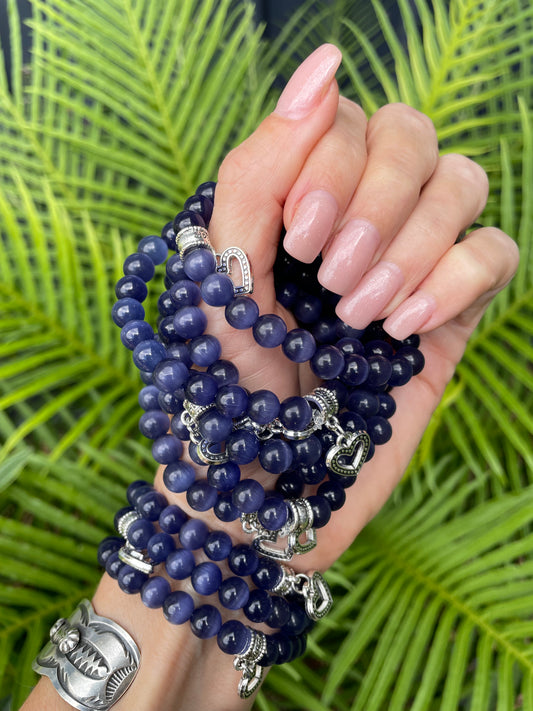 Blue Cat’s Eye Healing Bracelet