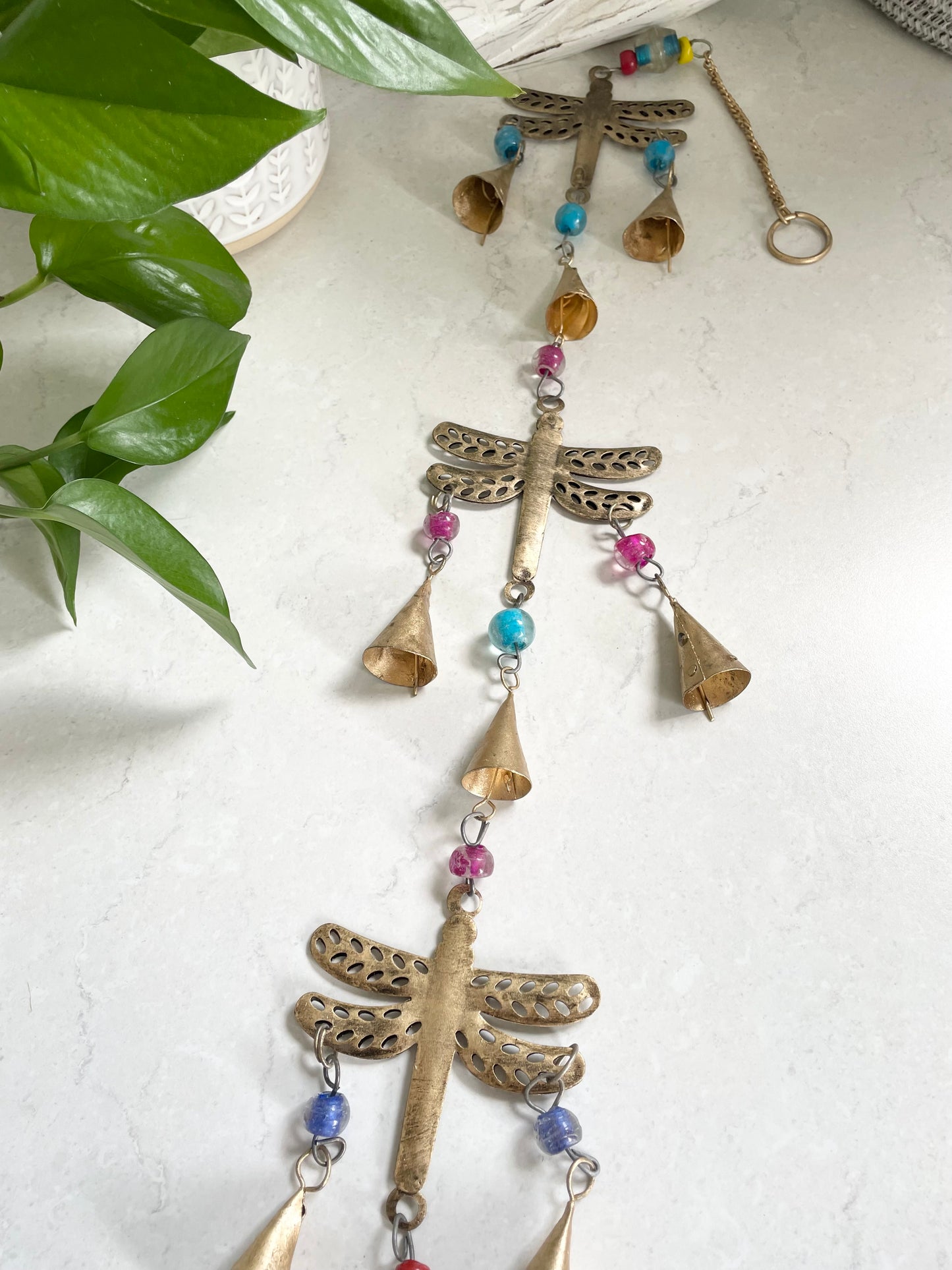 Brass Dragonflies With Bells
