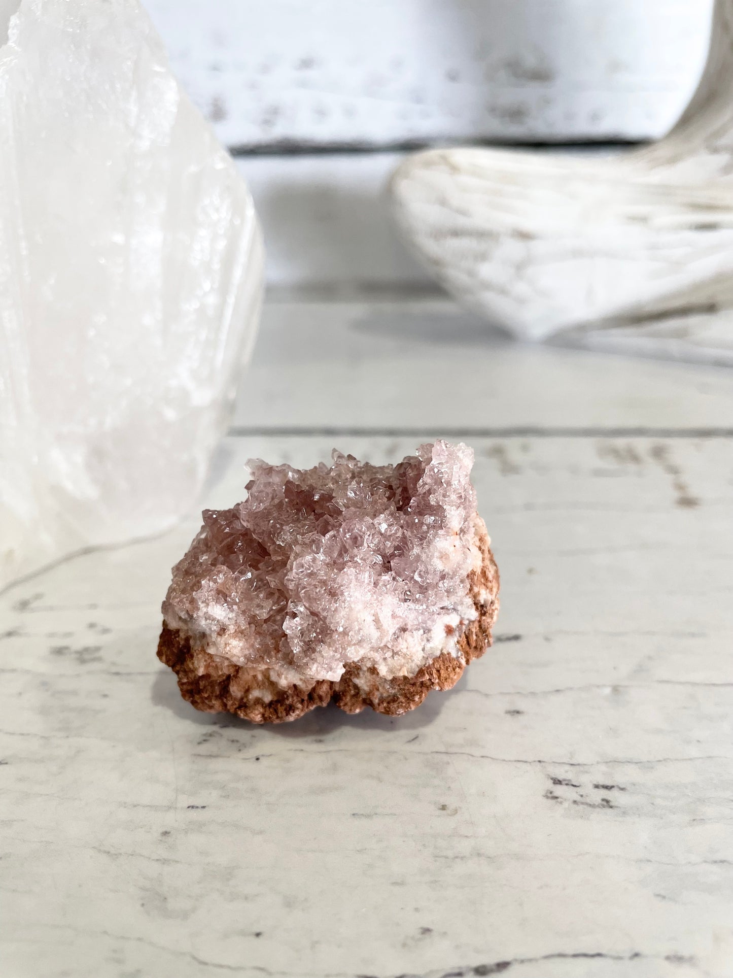 Pink Amethyst Cluster