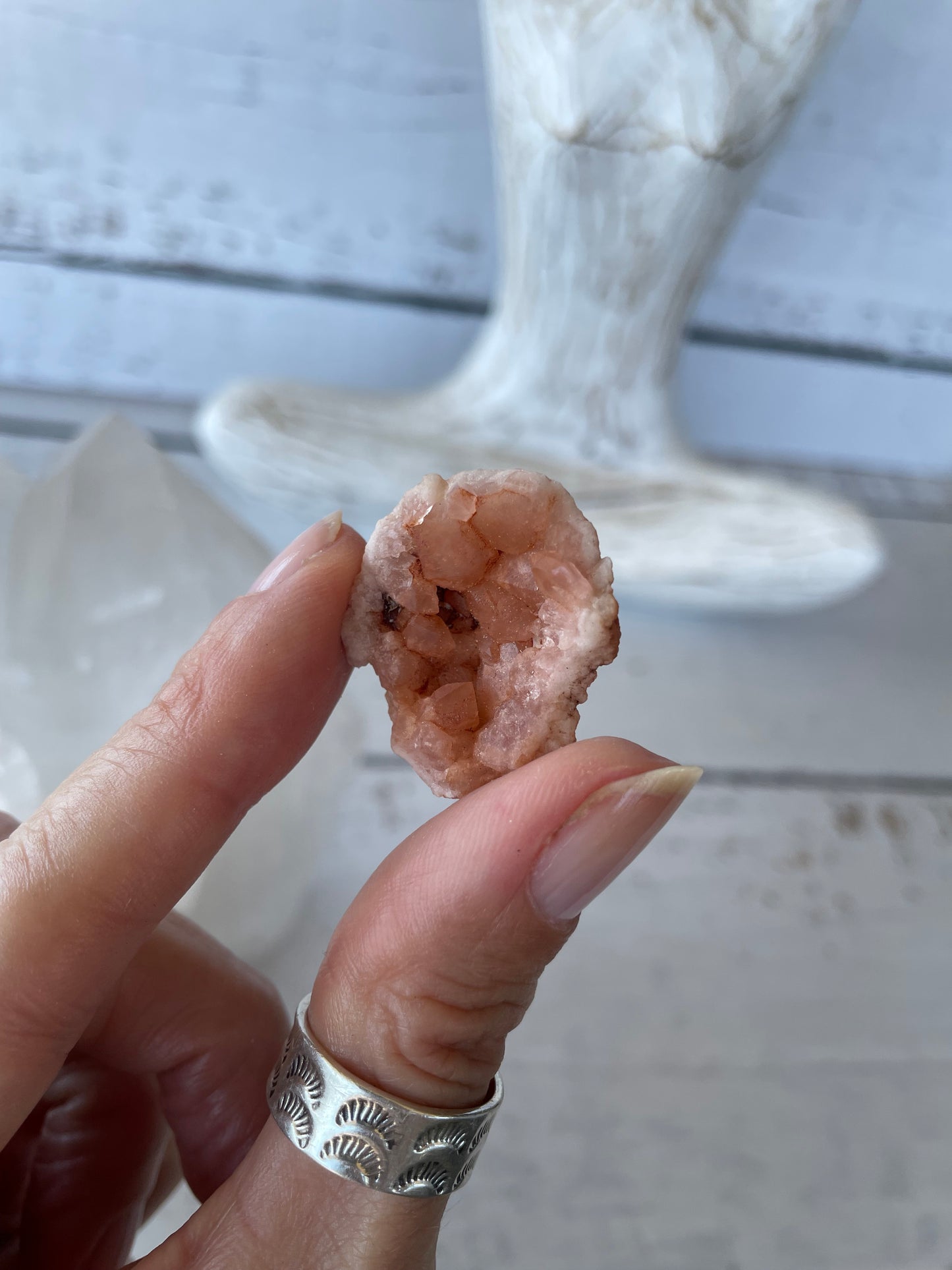 Pink Amethyst Cluster