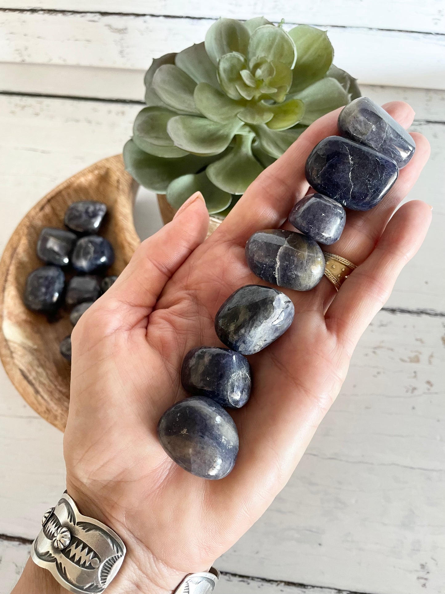 Iolite Tumble Stones