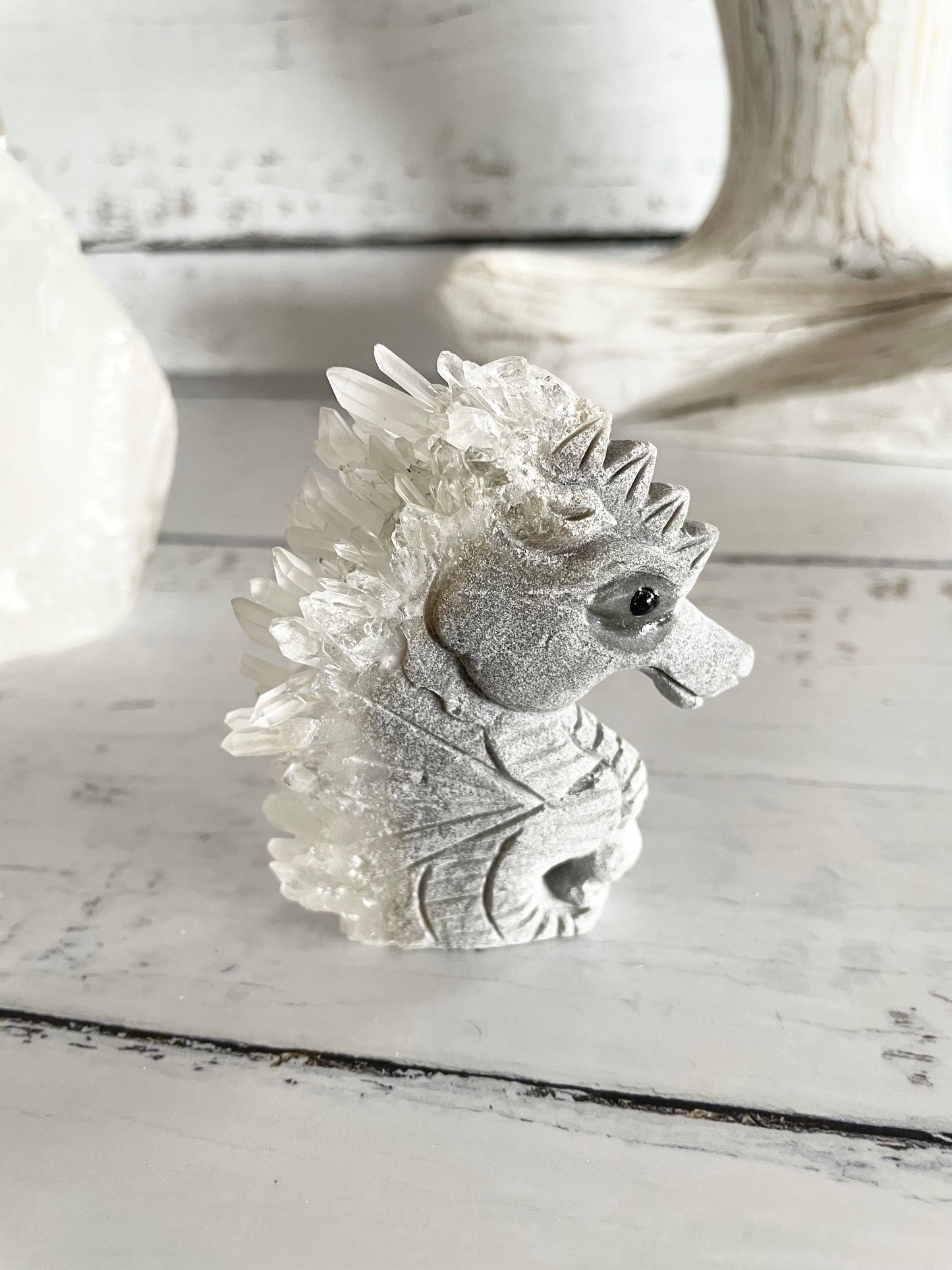 Quartz Sea Horse ~ 11