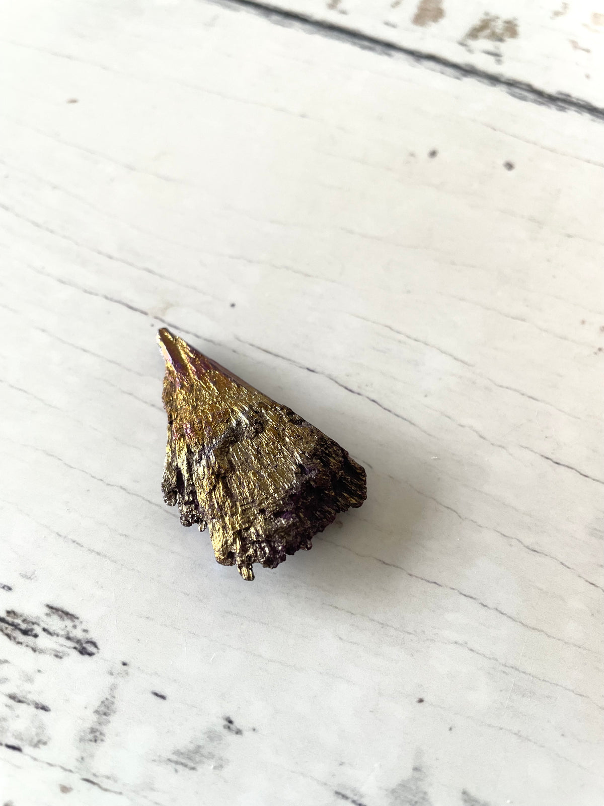 Black Kyanite Titanium Witch Fan/Broom