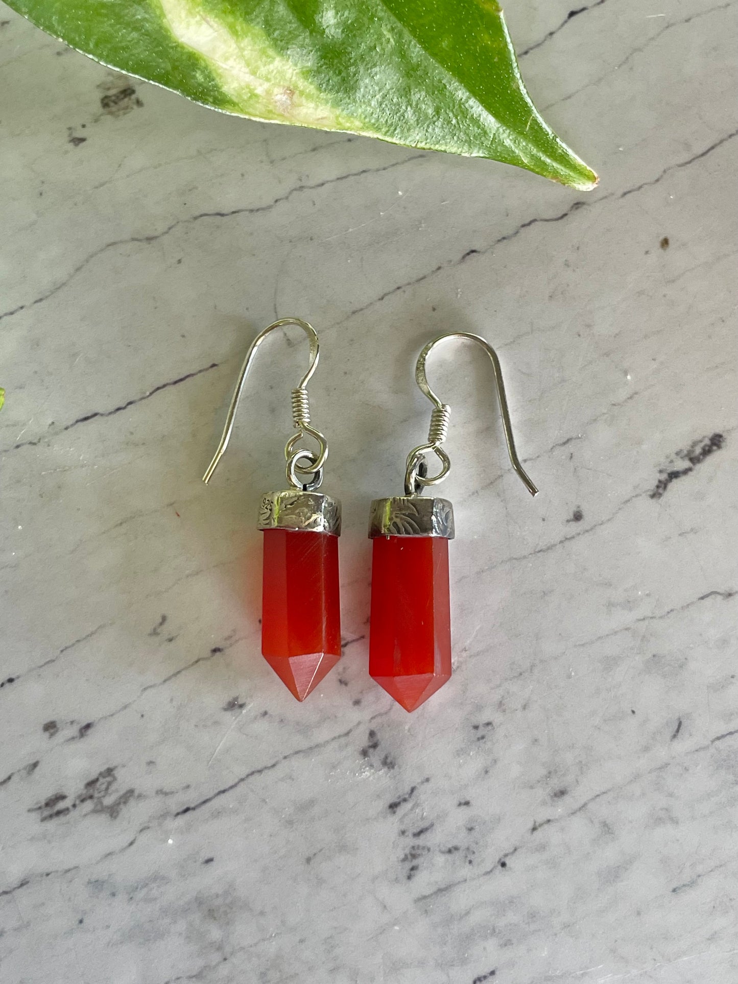 Red Onyx Dangles