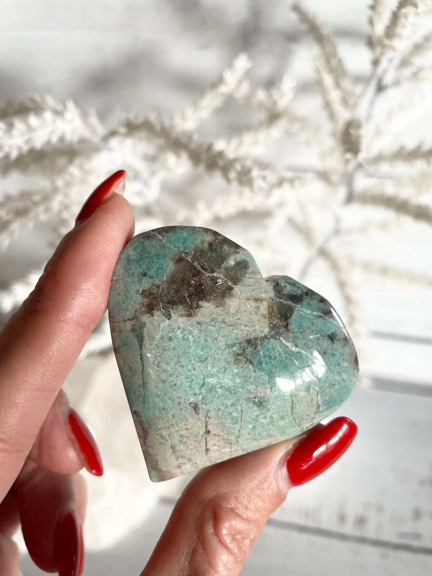 Amazonite Heart