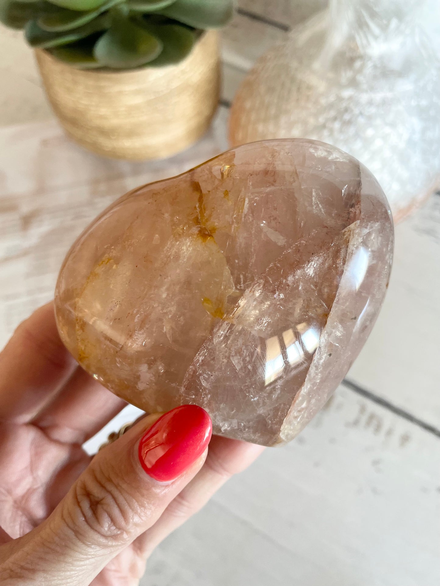 Fire Quartz Heart