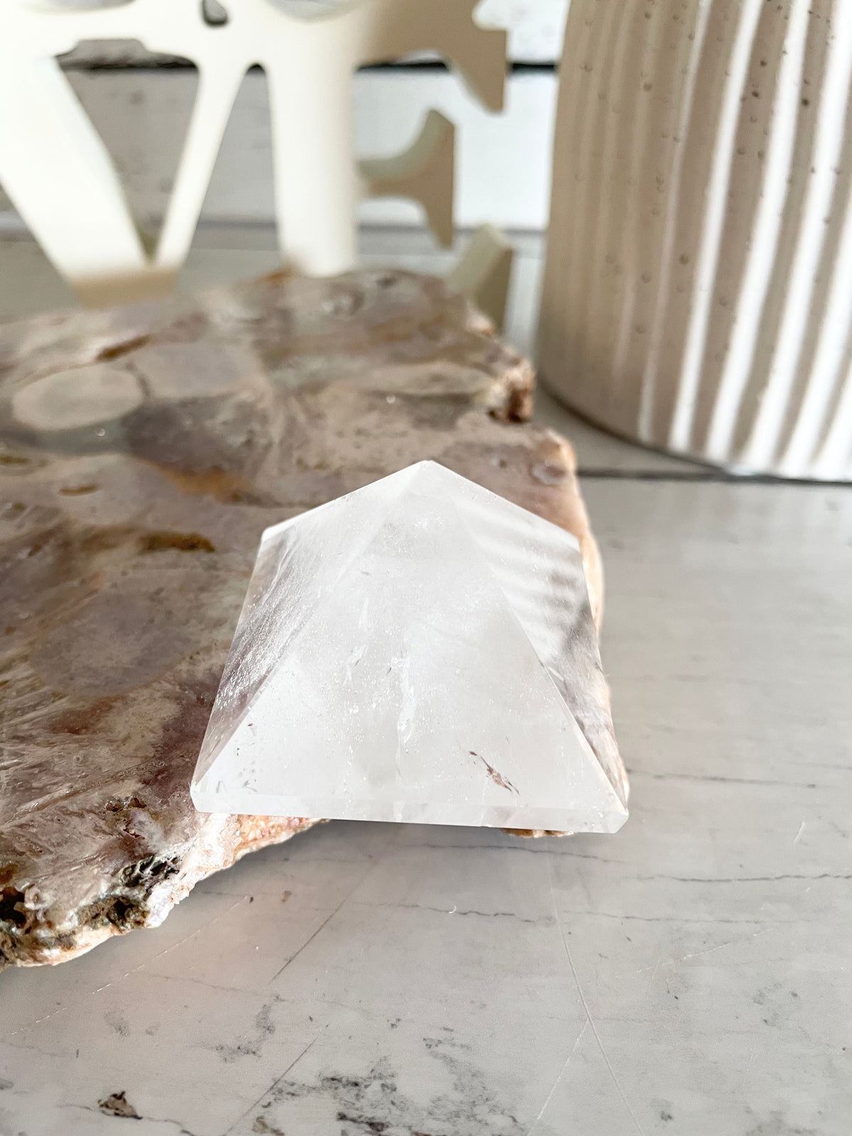Clear Quartz Pyramid