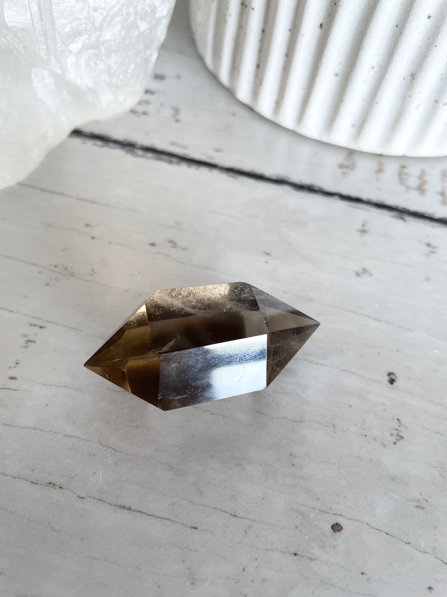 Smoky Quartz Double Termination Point