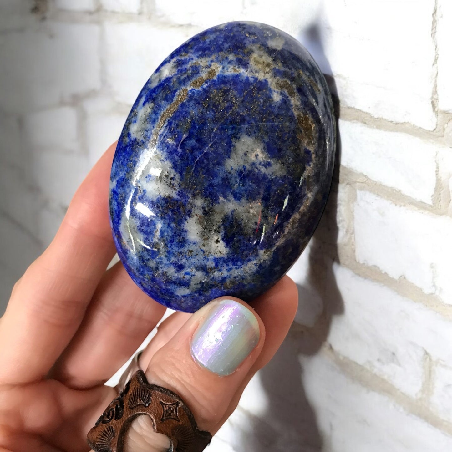 Lapis Lazuli Pillow / Palm Stone