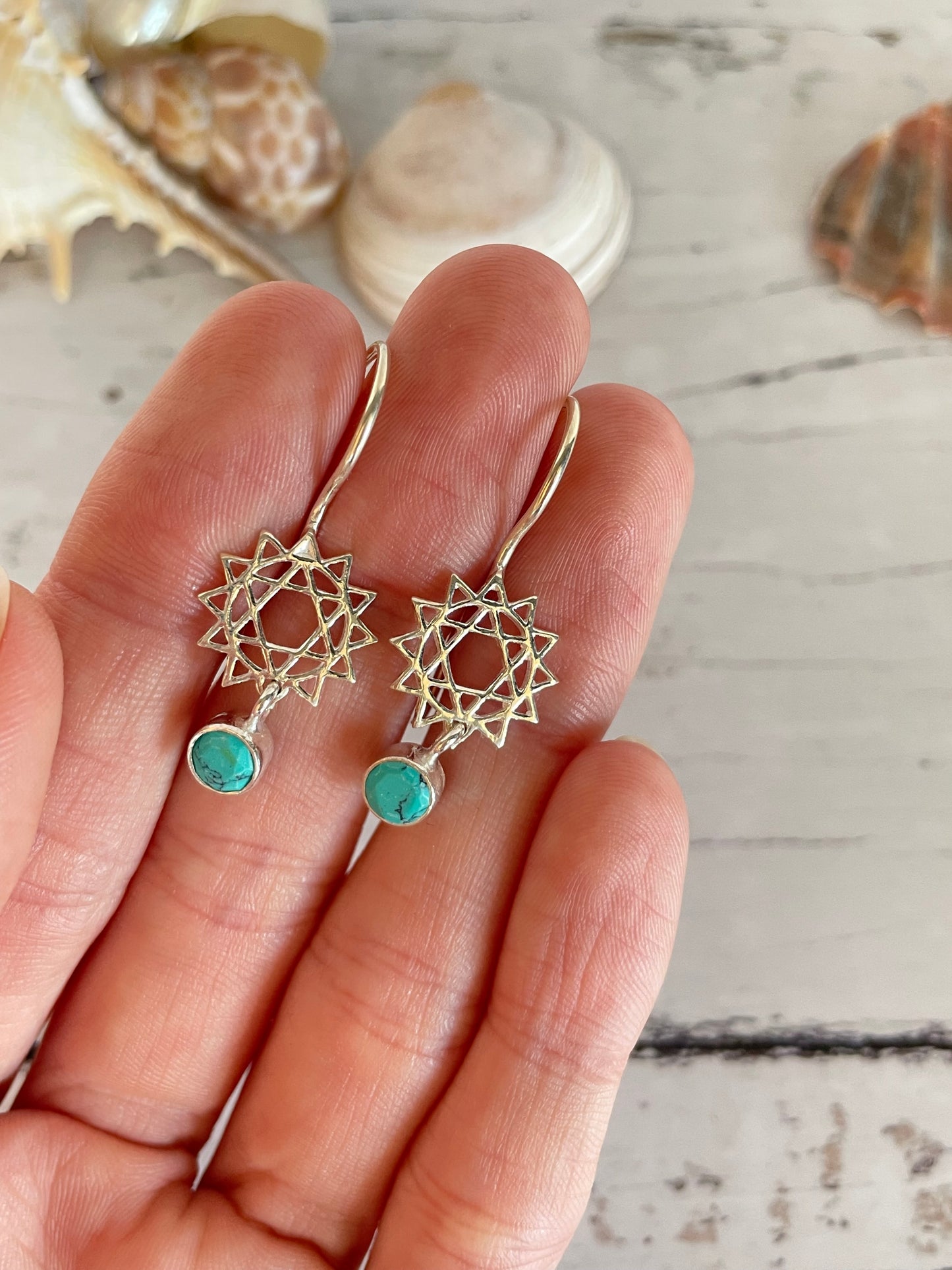 Kingman Turquoise Dangles