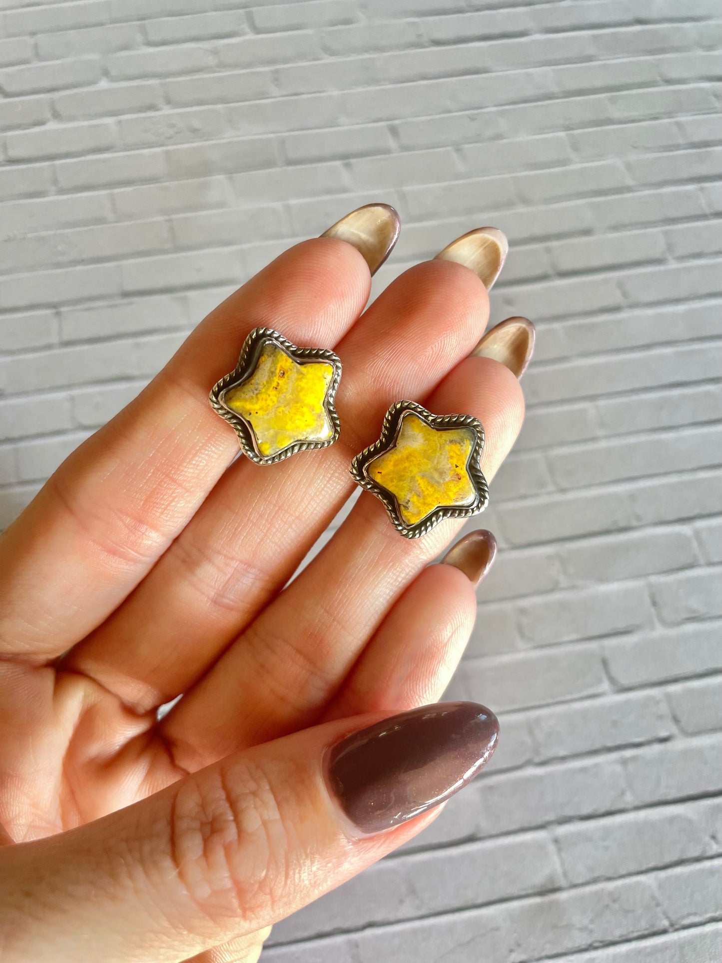 Bumble Bee Jasper Studs