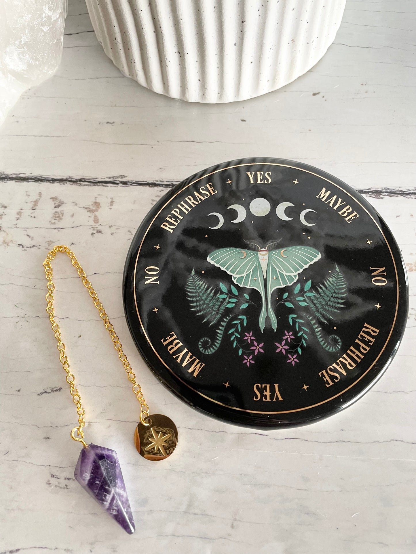 Pendulum Divination Kit ~ Luna Moth