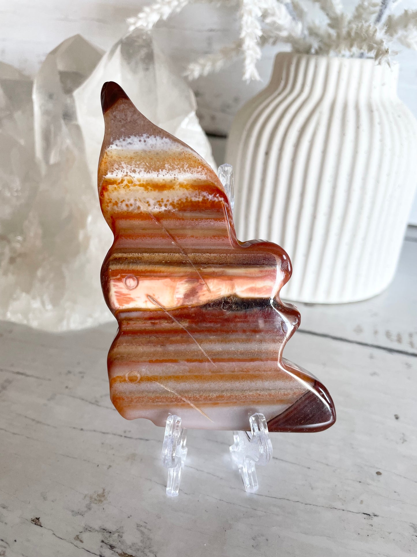 Carnelian Fairy with stand