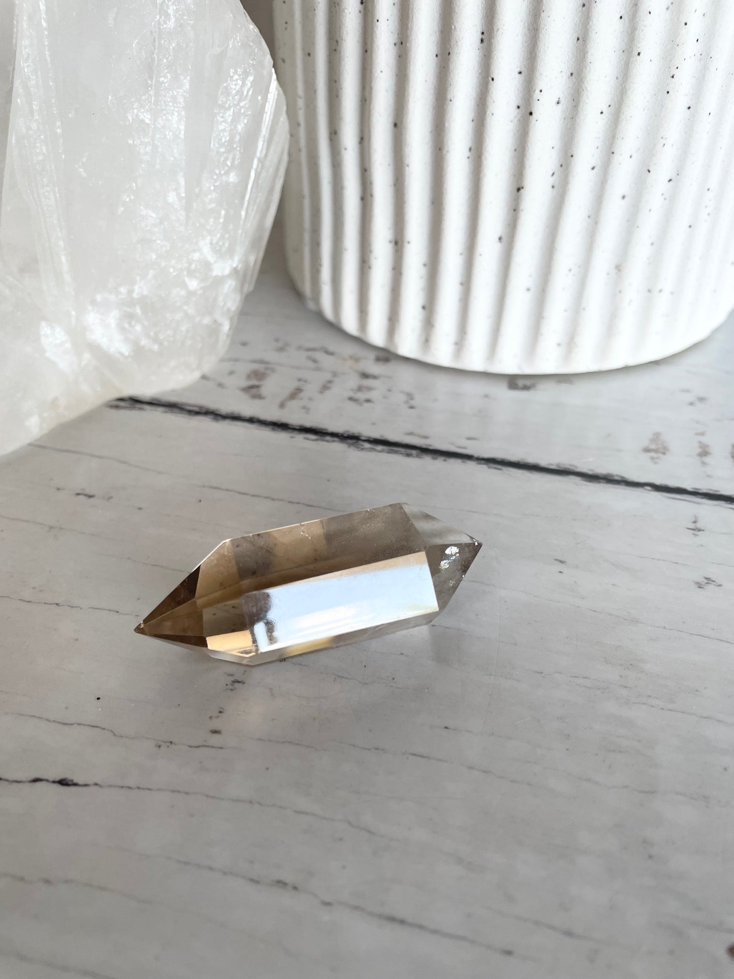 Smoky Quartz Double Termination Point