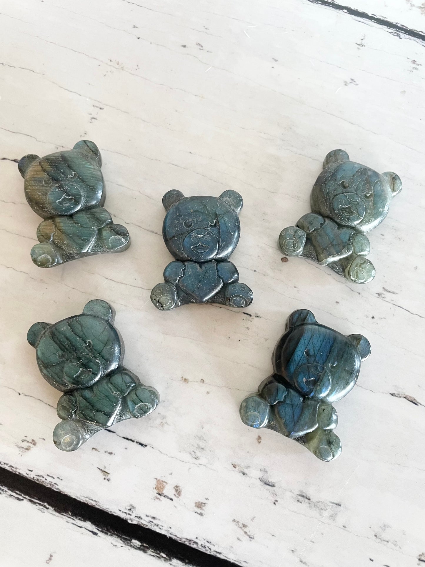 Intuitively Chosen ~ Labradorite Bear