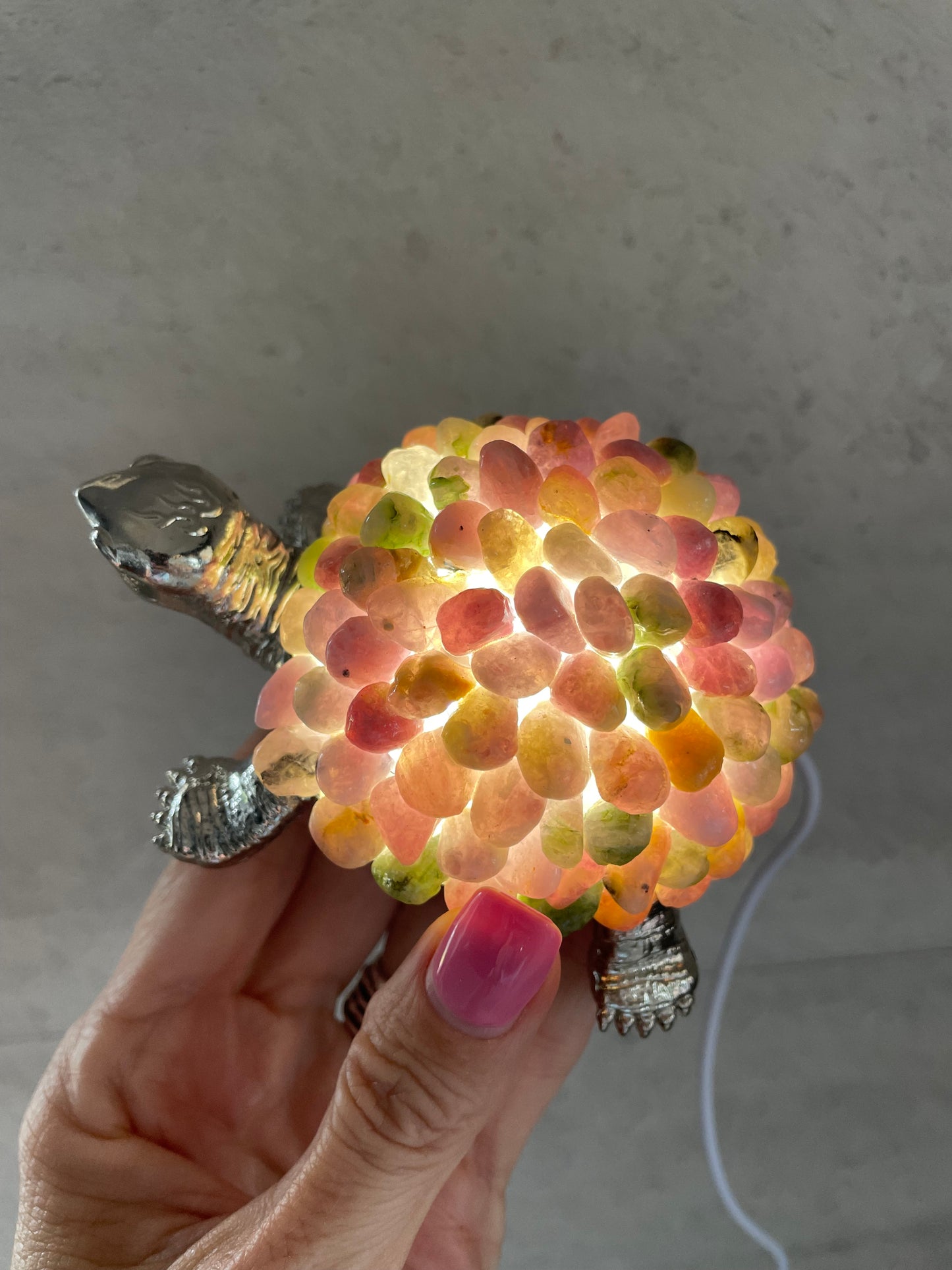 Tortoise Led Lamp - Kunzite