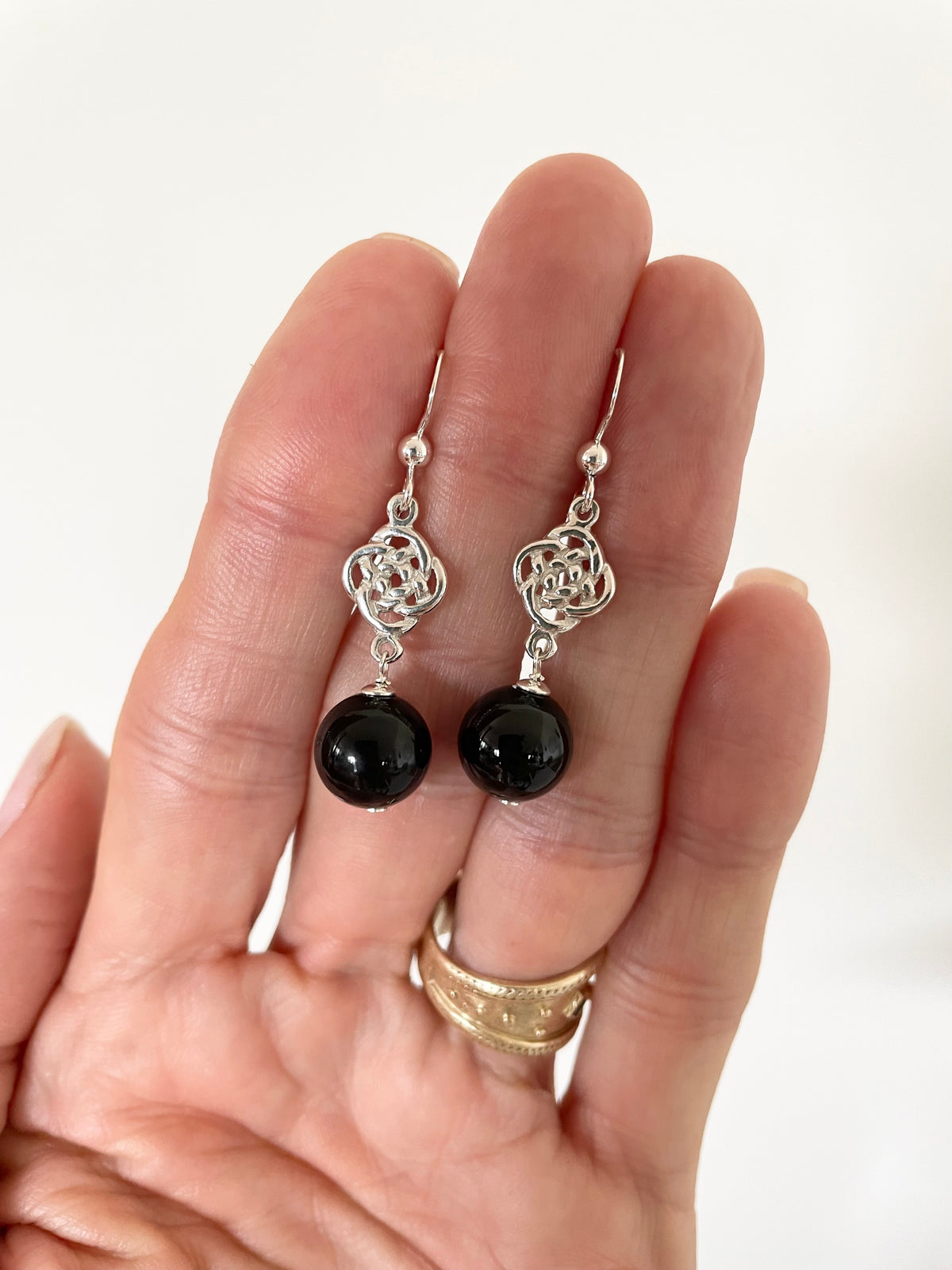 Black Onyx Dangles