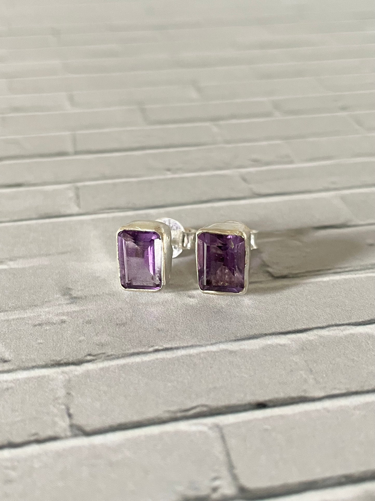 Amethyst Studs