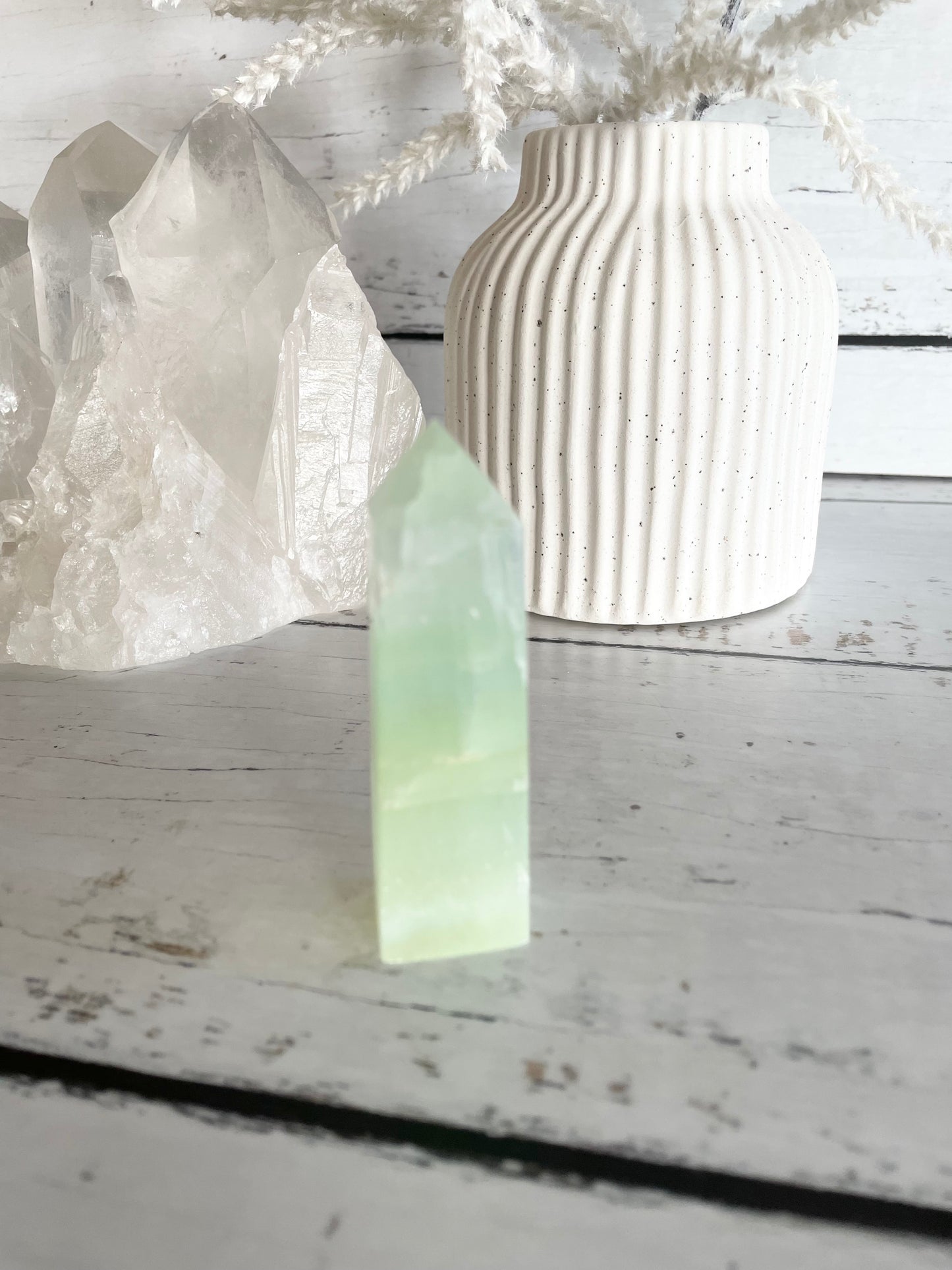 Pistachio Calcite Obelisk