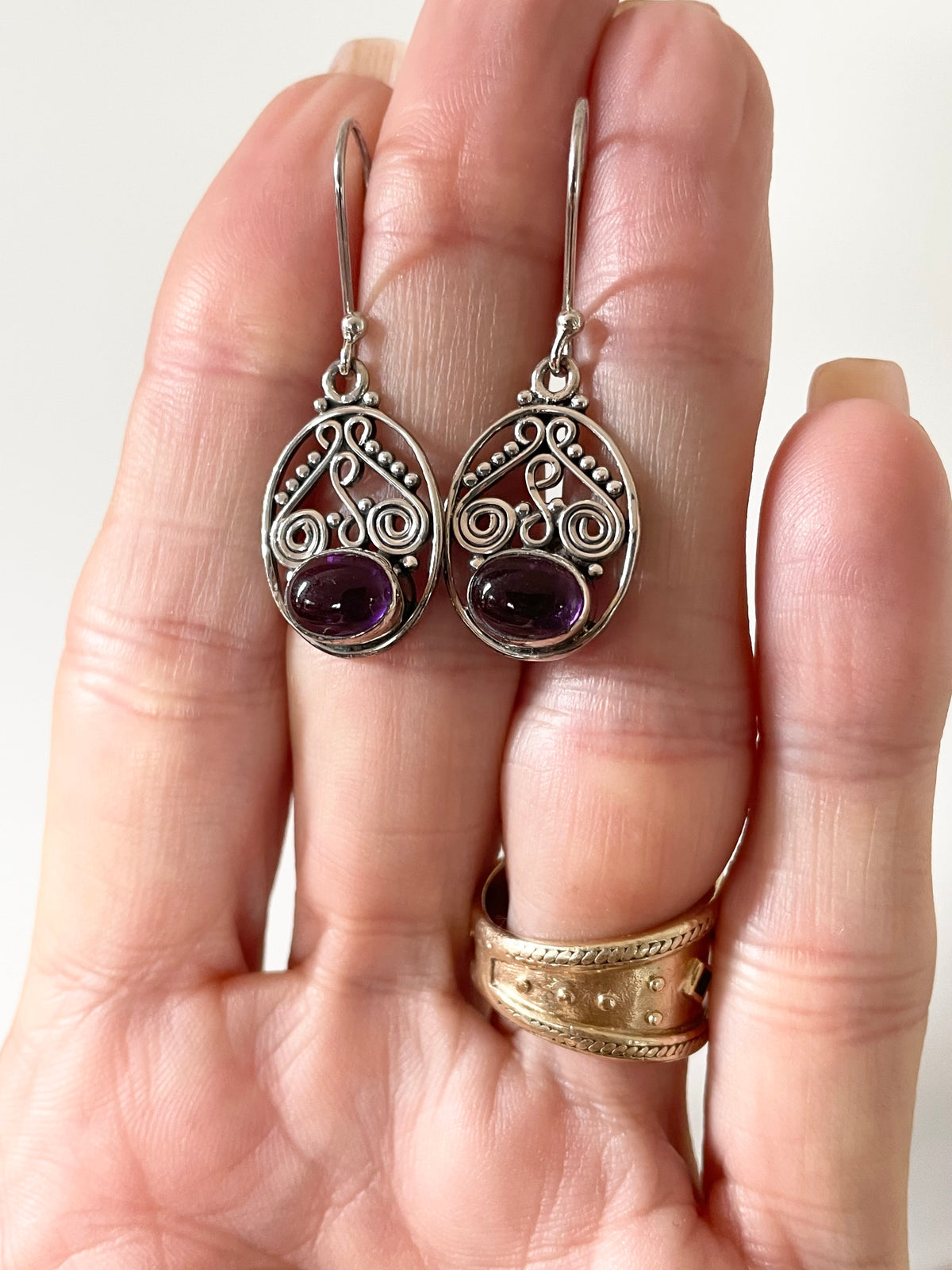Amethyst Dangles