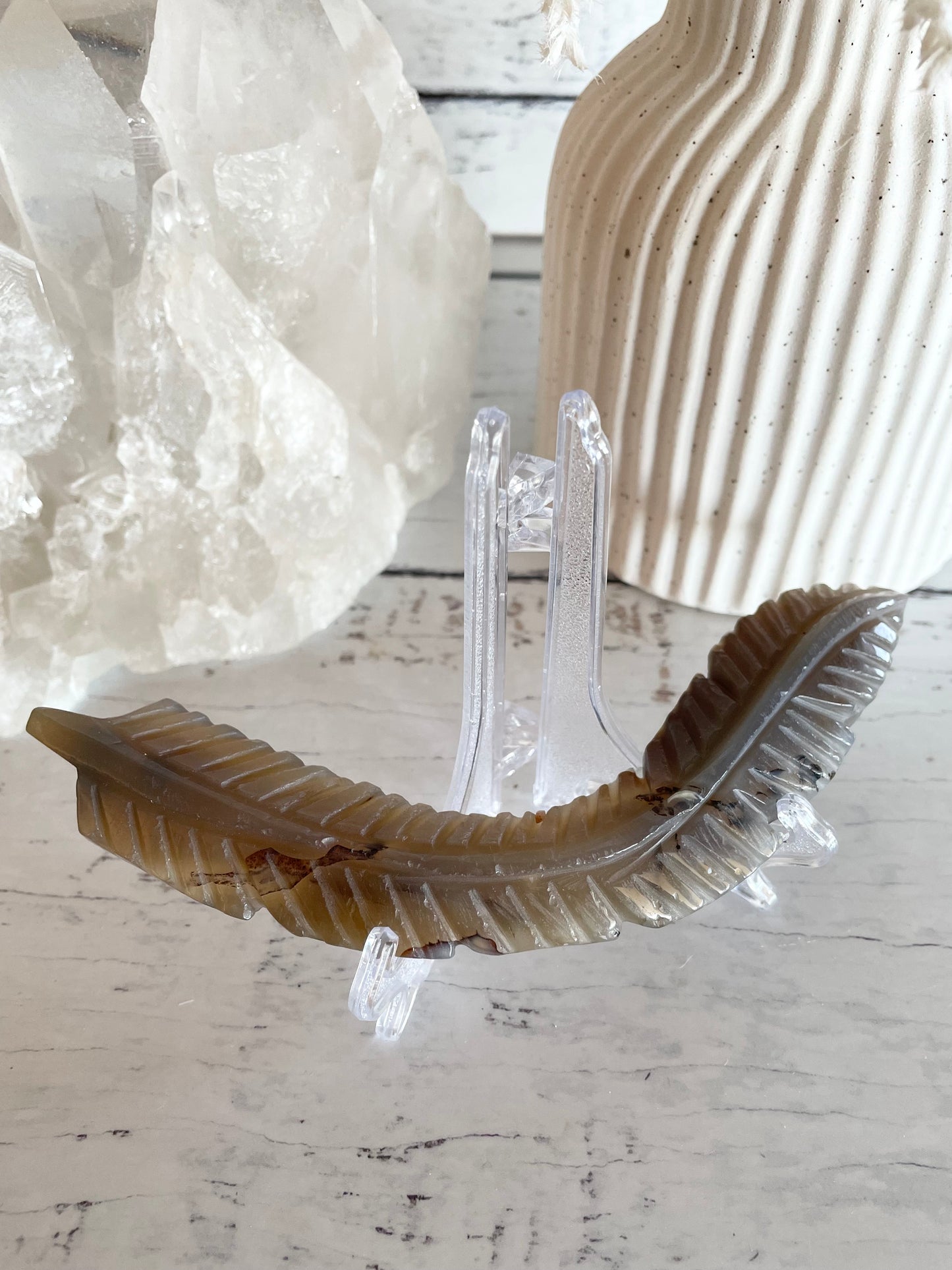 Agate feather