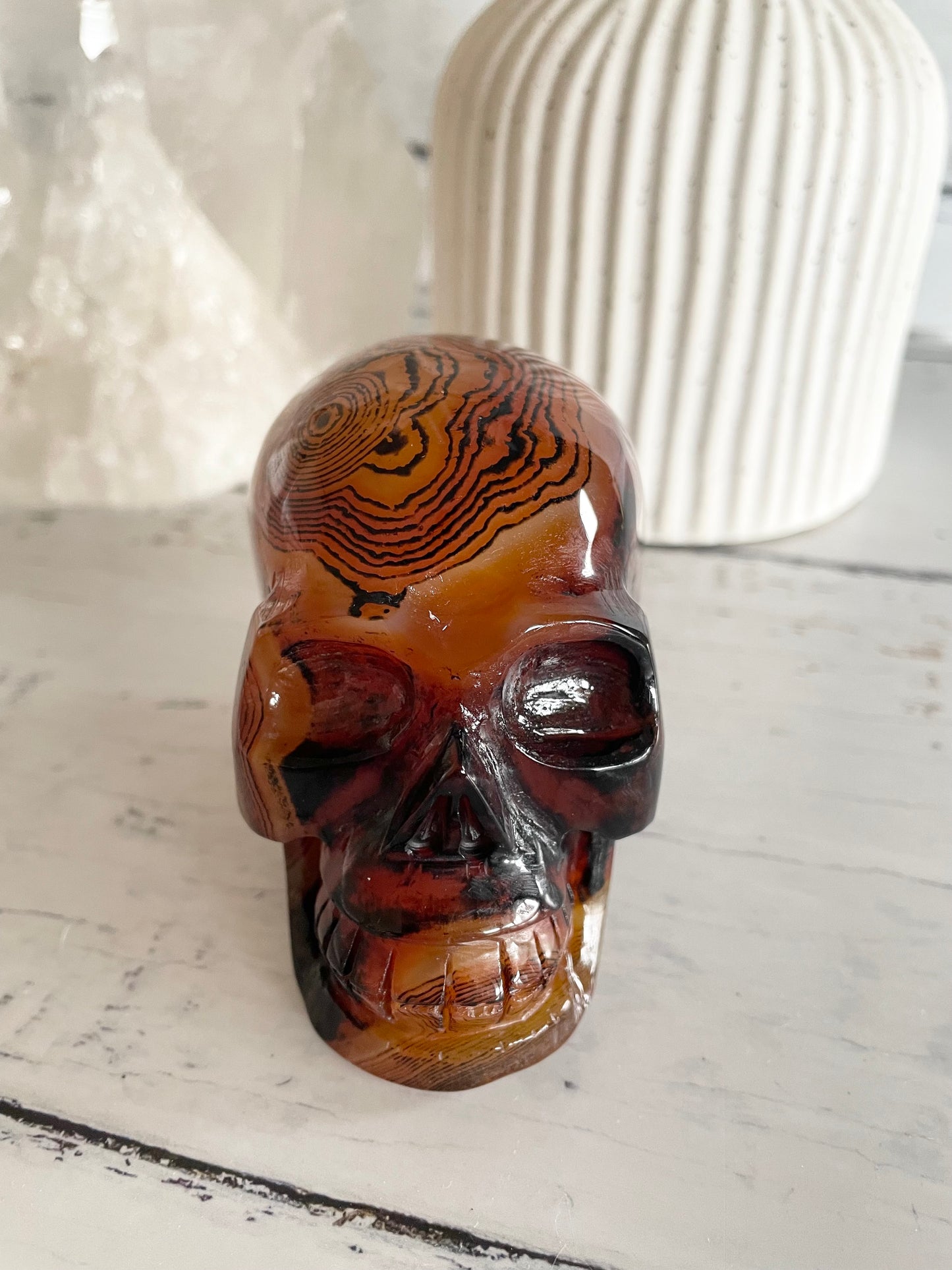 Sardonyx Skull