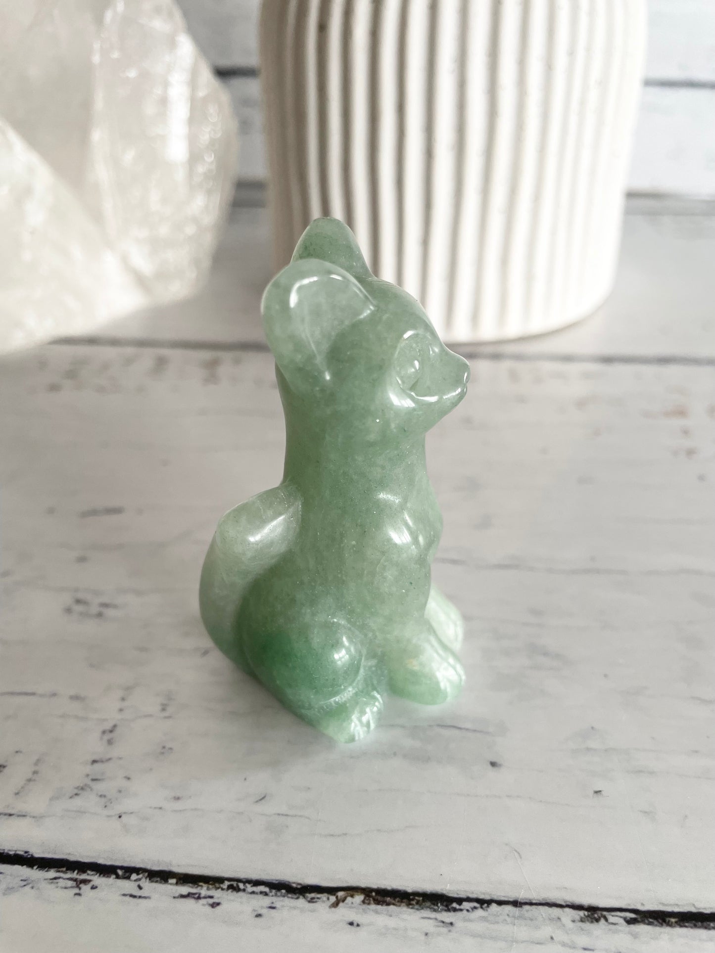 Cat - Green Aventurine