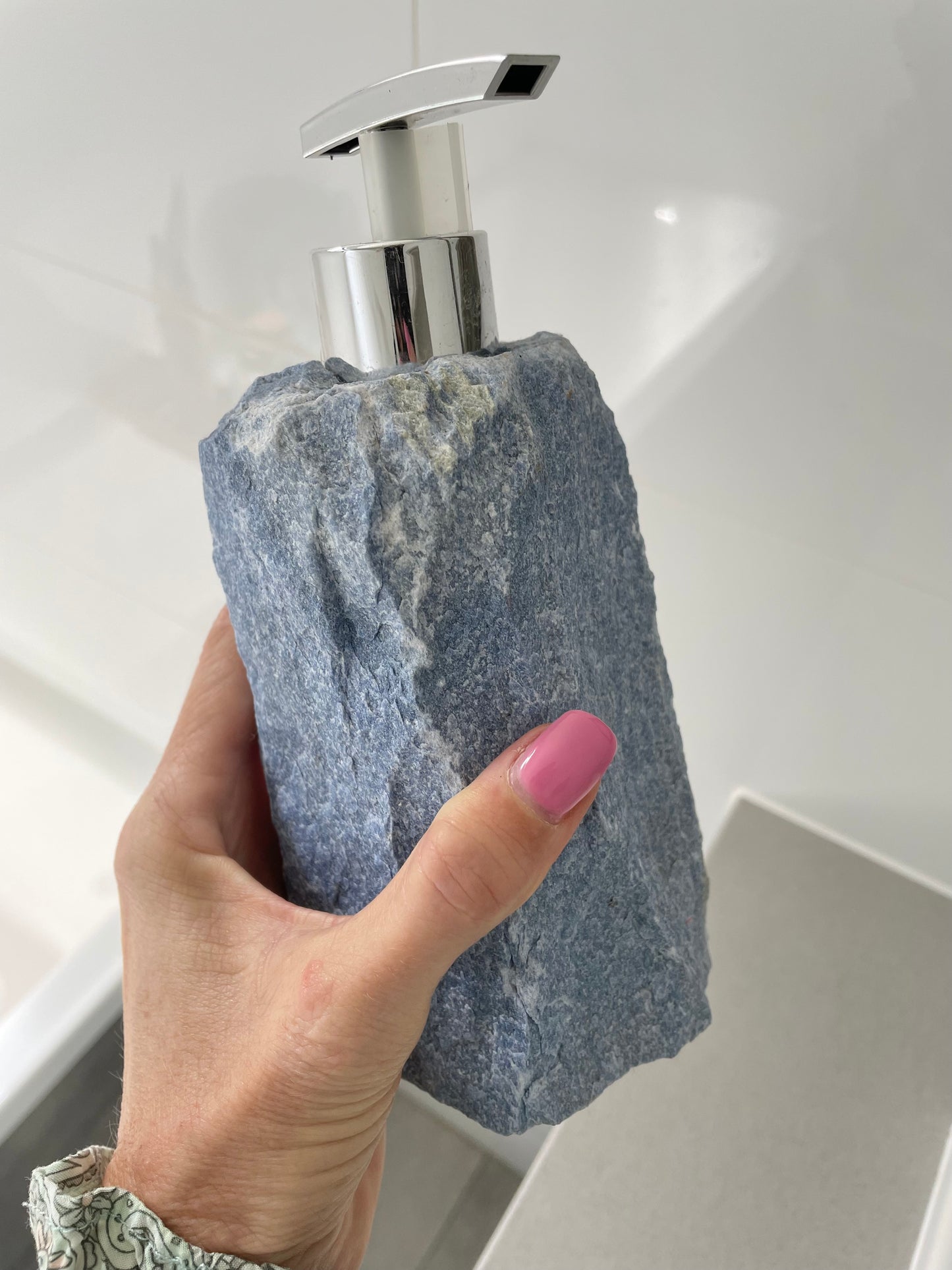 Blue Quartz soap/lotion Dispenser