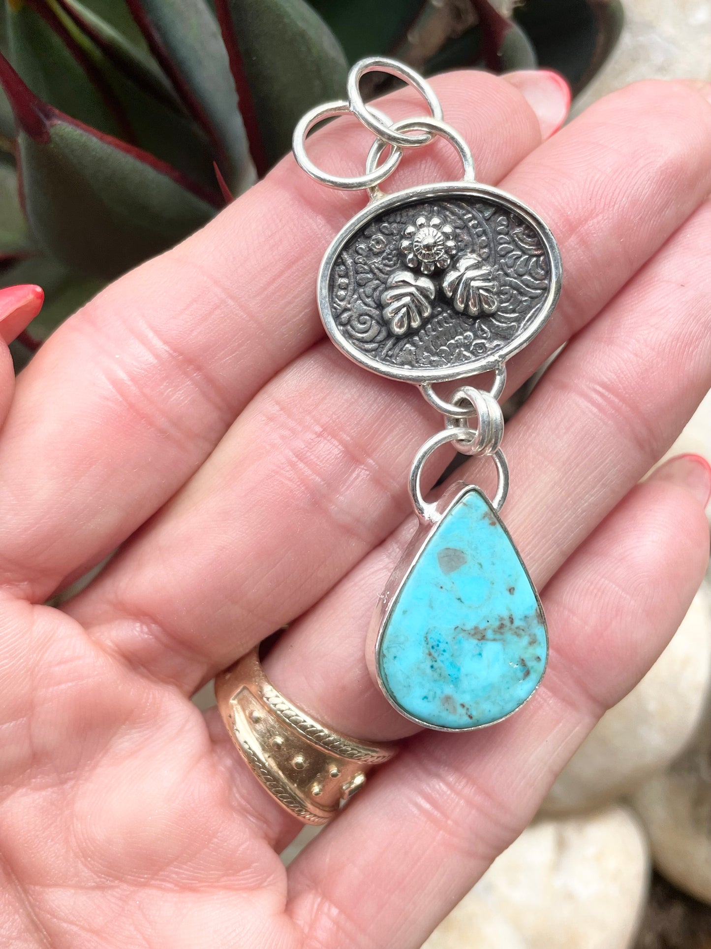 Tibetan Turquoise Pendant