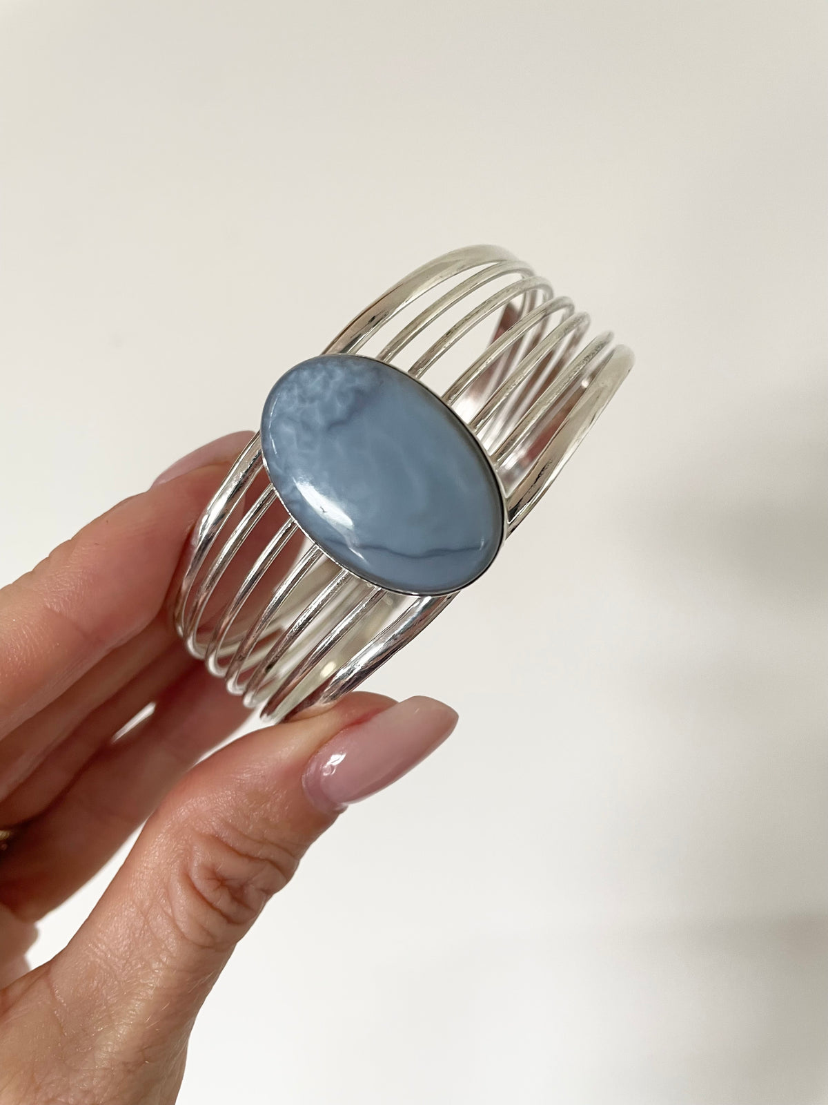Owyhee Opal silver cuff