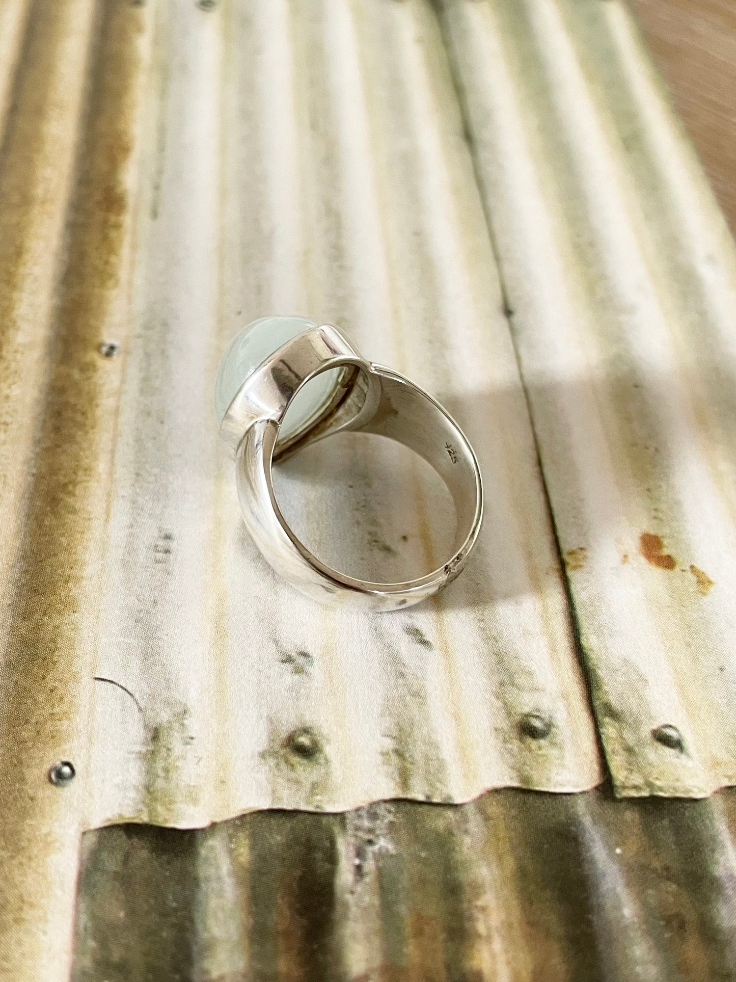 Aquamarine Ring - Size 8.5