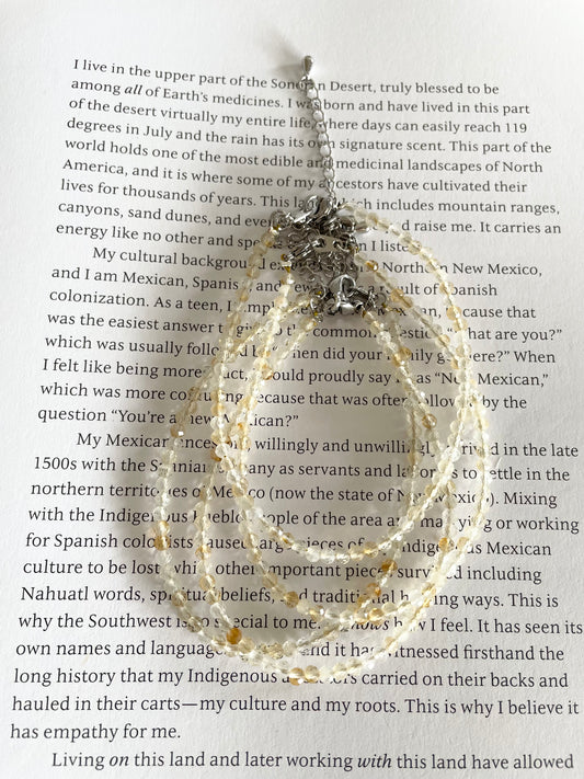 Faceted Bracelet ~ Citrine