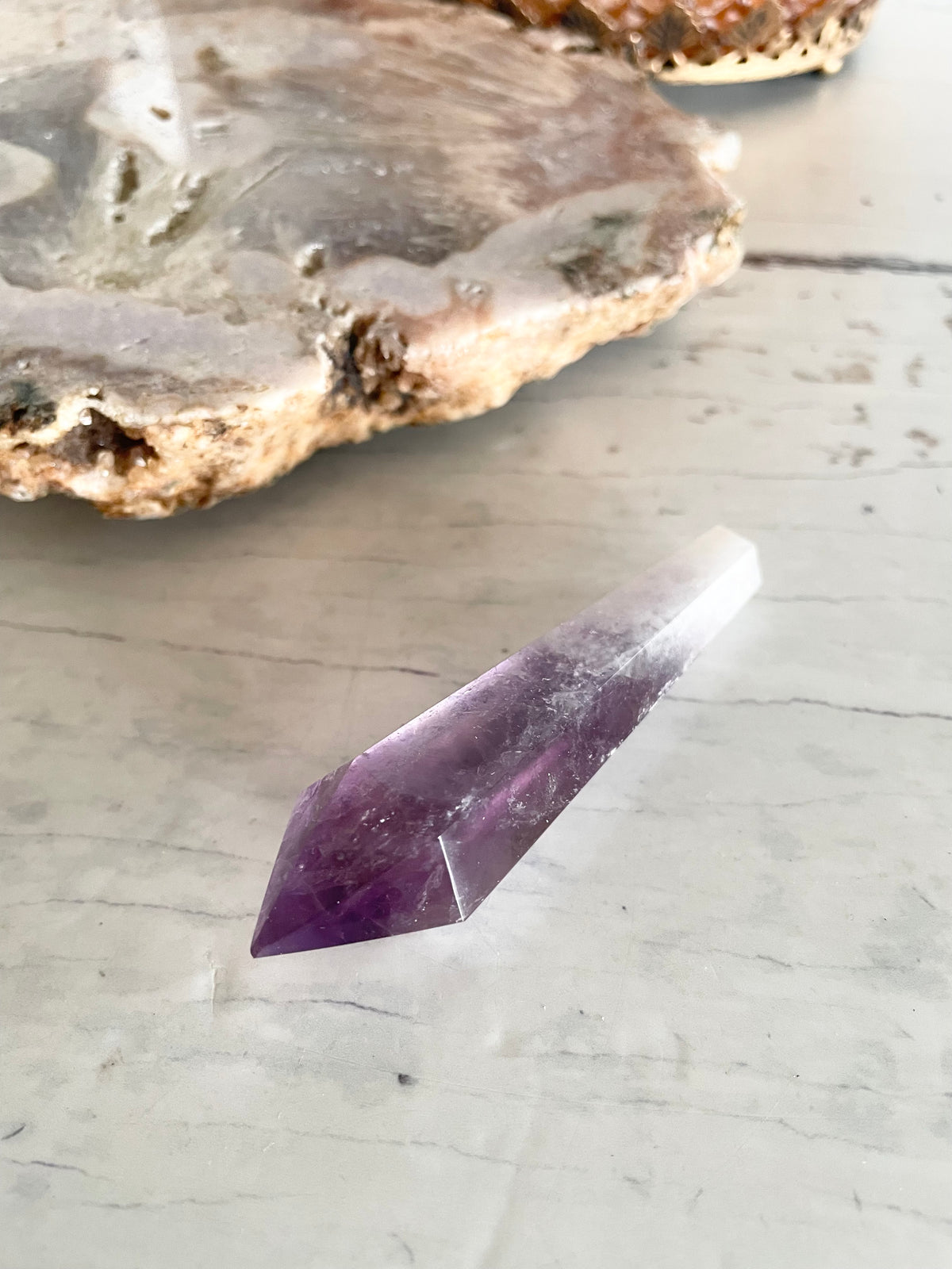 Amethyst Torch/Point
