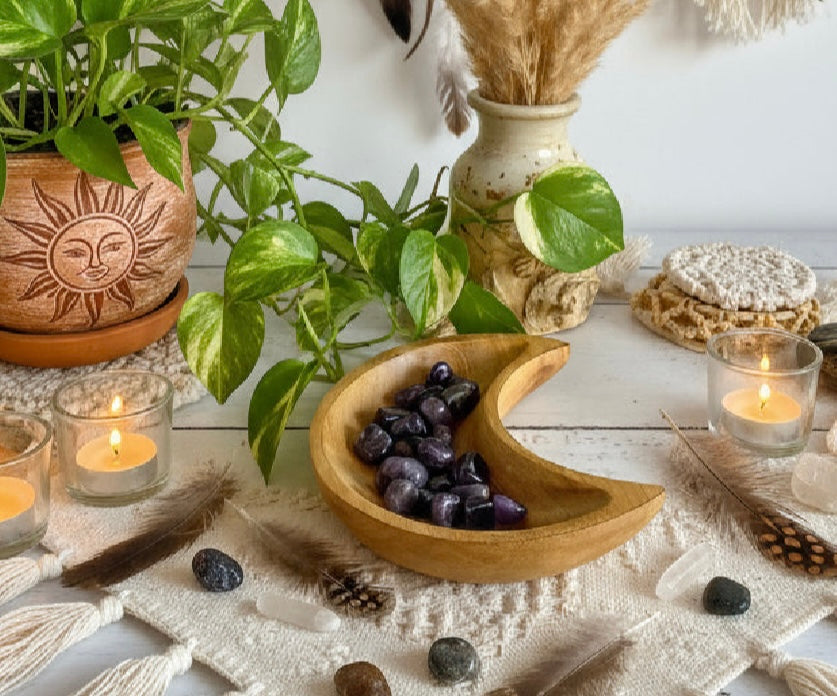 African Amethyst Tumble Stones