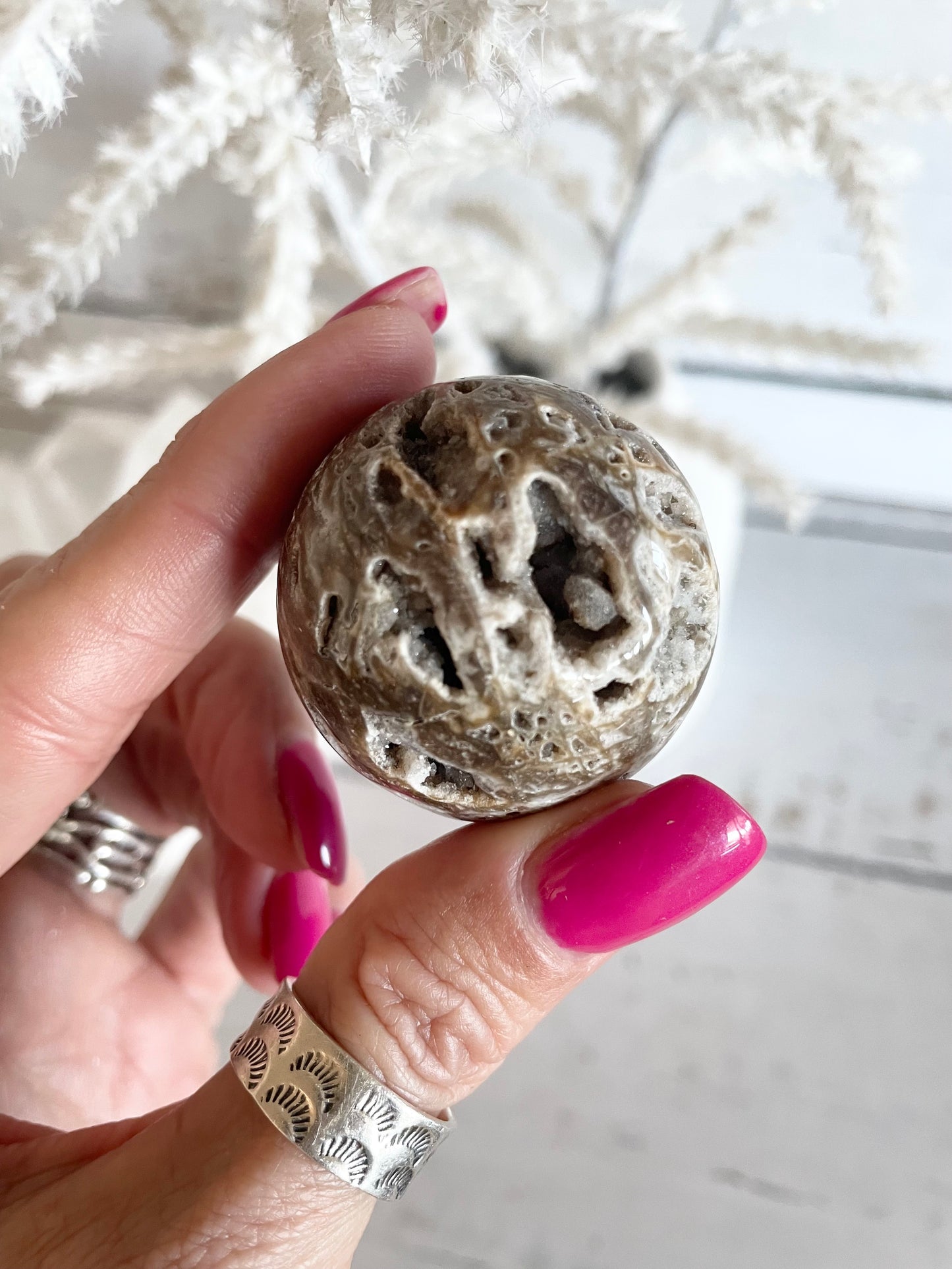 Sphalerite Sphere includes holder