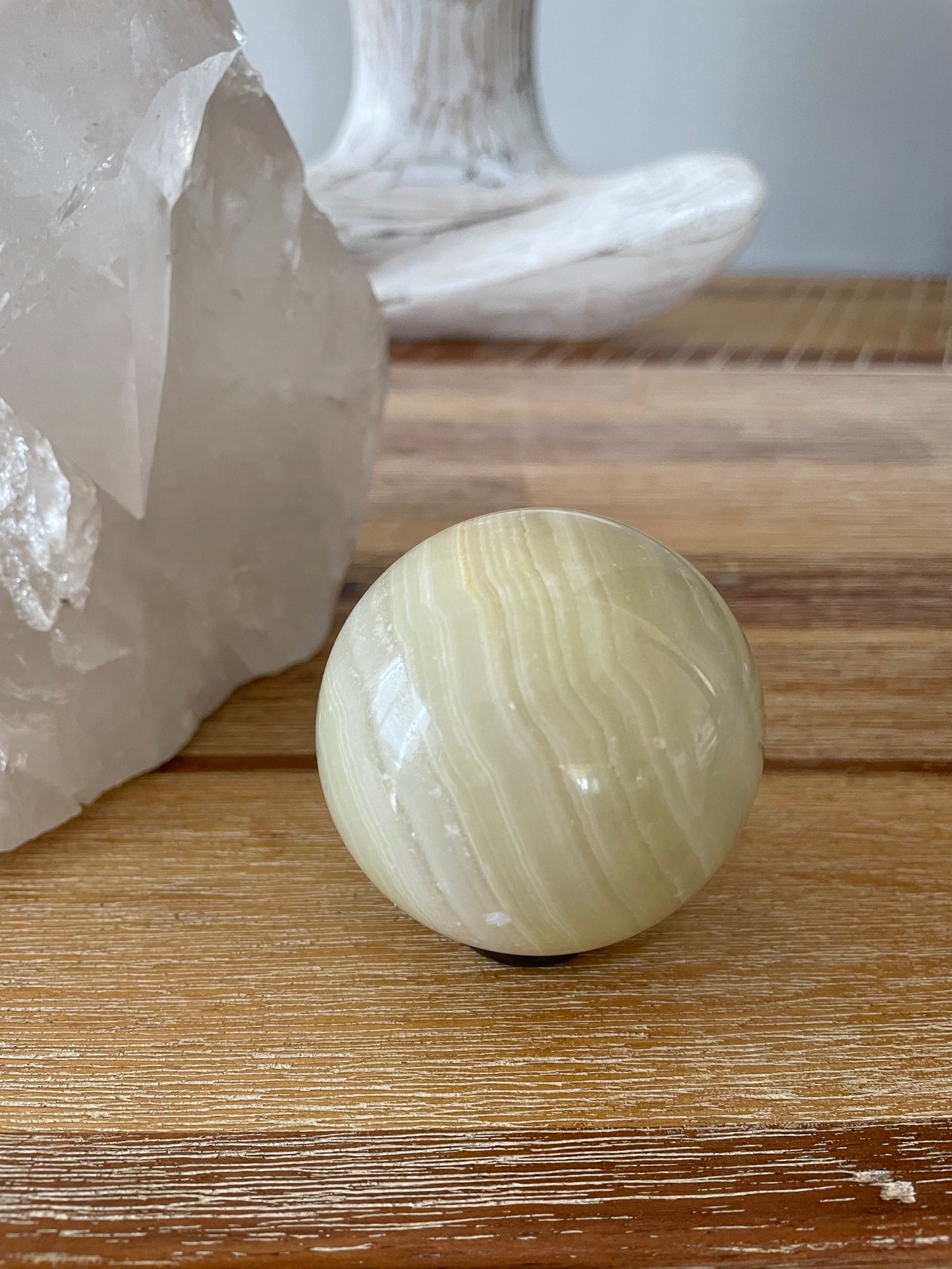 Afghanistan Jade Sphere Includes Holder