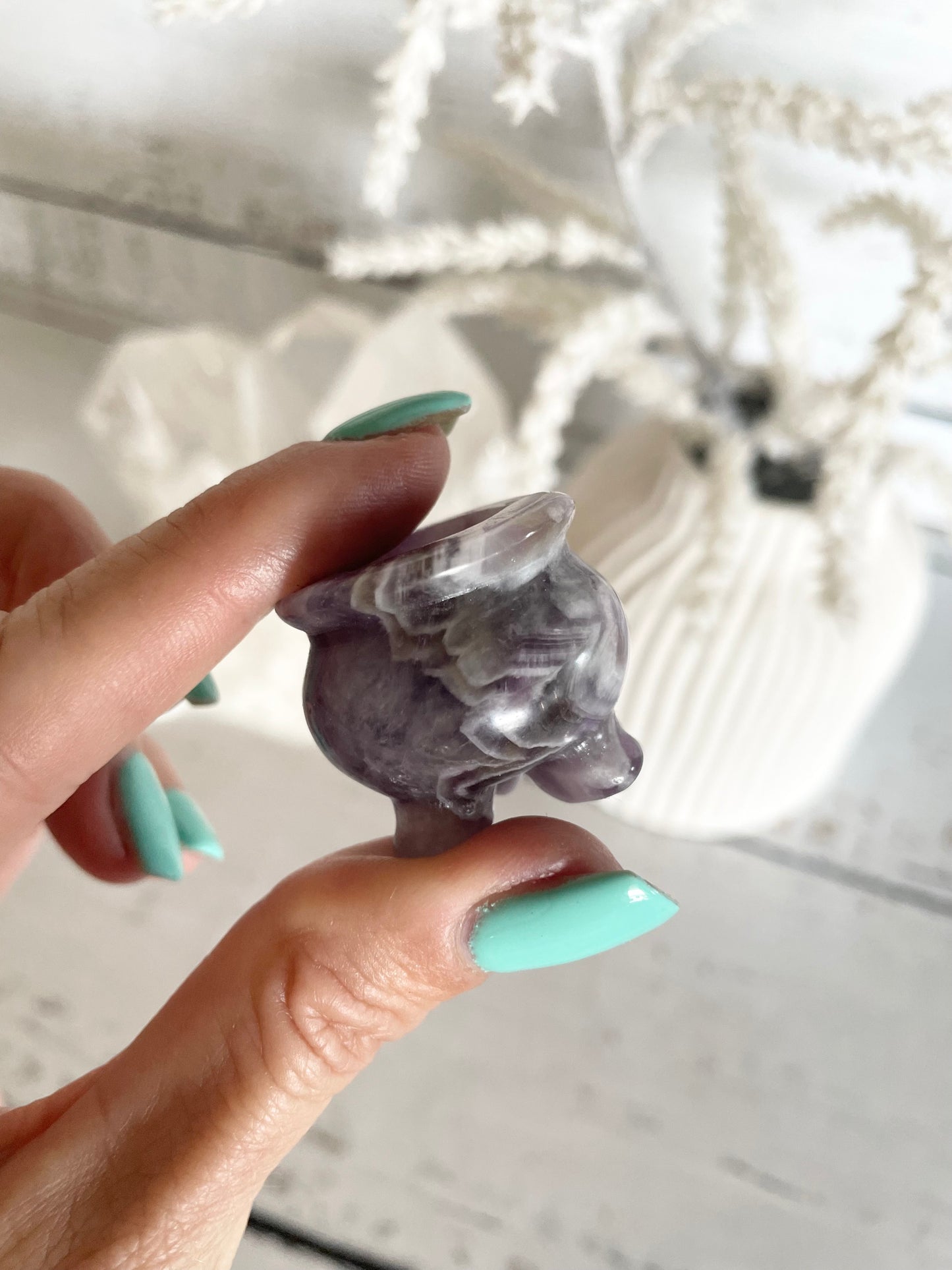 Cauldron ~ Chevron Dream Amethyst