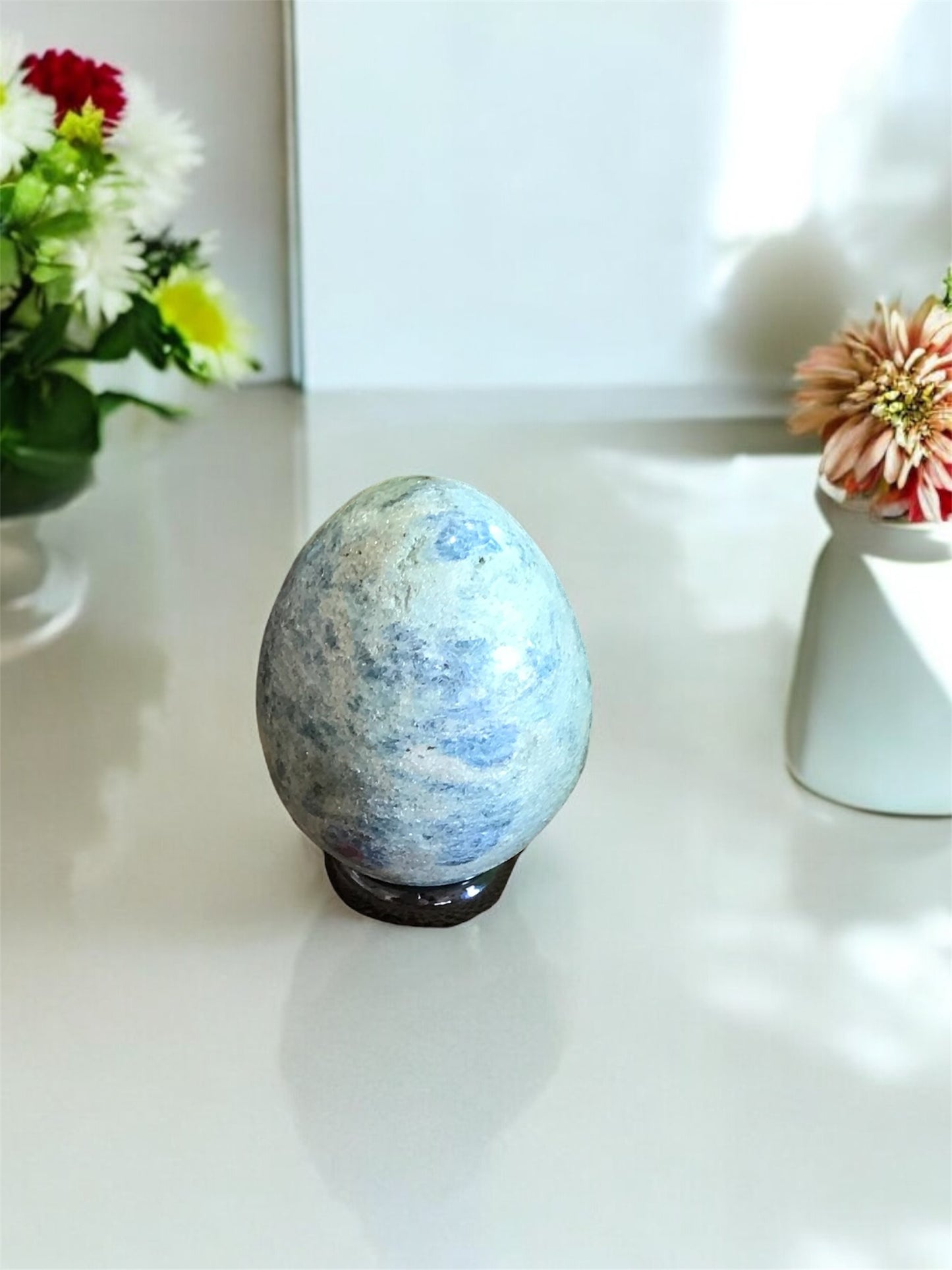 Ruby Fuchsite Egg with holder