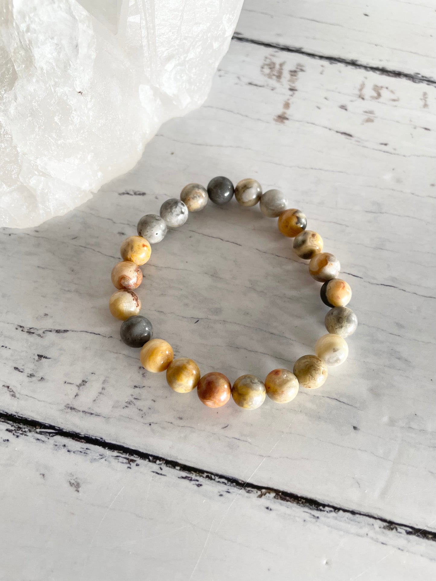 Crazy Lace Agate LIFE ENERGY Healing Bracelet ©️