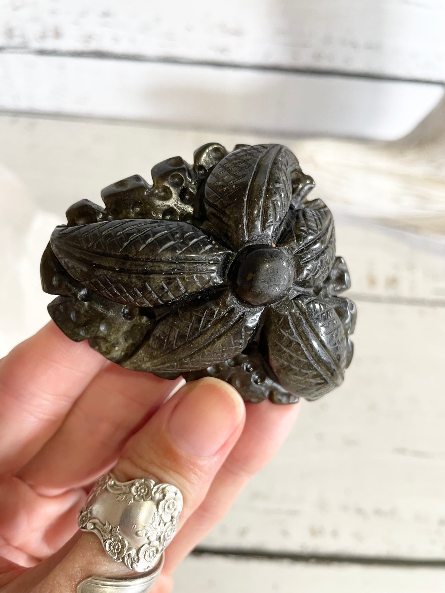 Golden Obsidian Sea Star