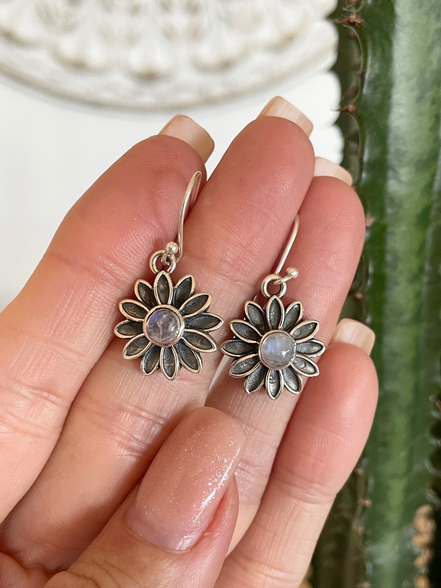 Moonstone Dangles